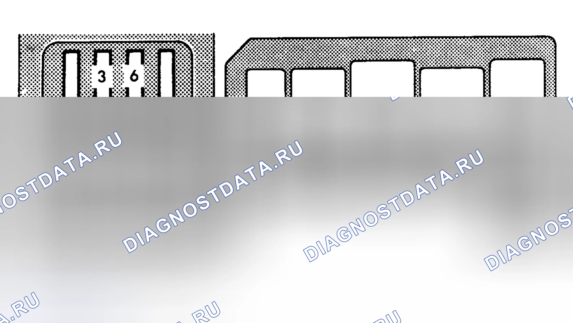 Рис. 4: ИДЕНТИФИКАЦИЯ ПАНЕЛИ ПРЕДОХРАНИТЕЛЕЙ (1993). Toyota Corolla VII