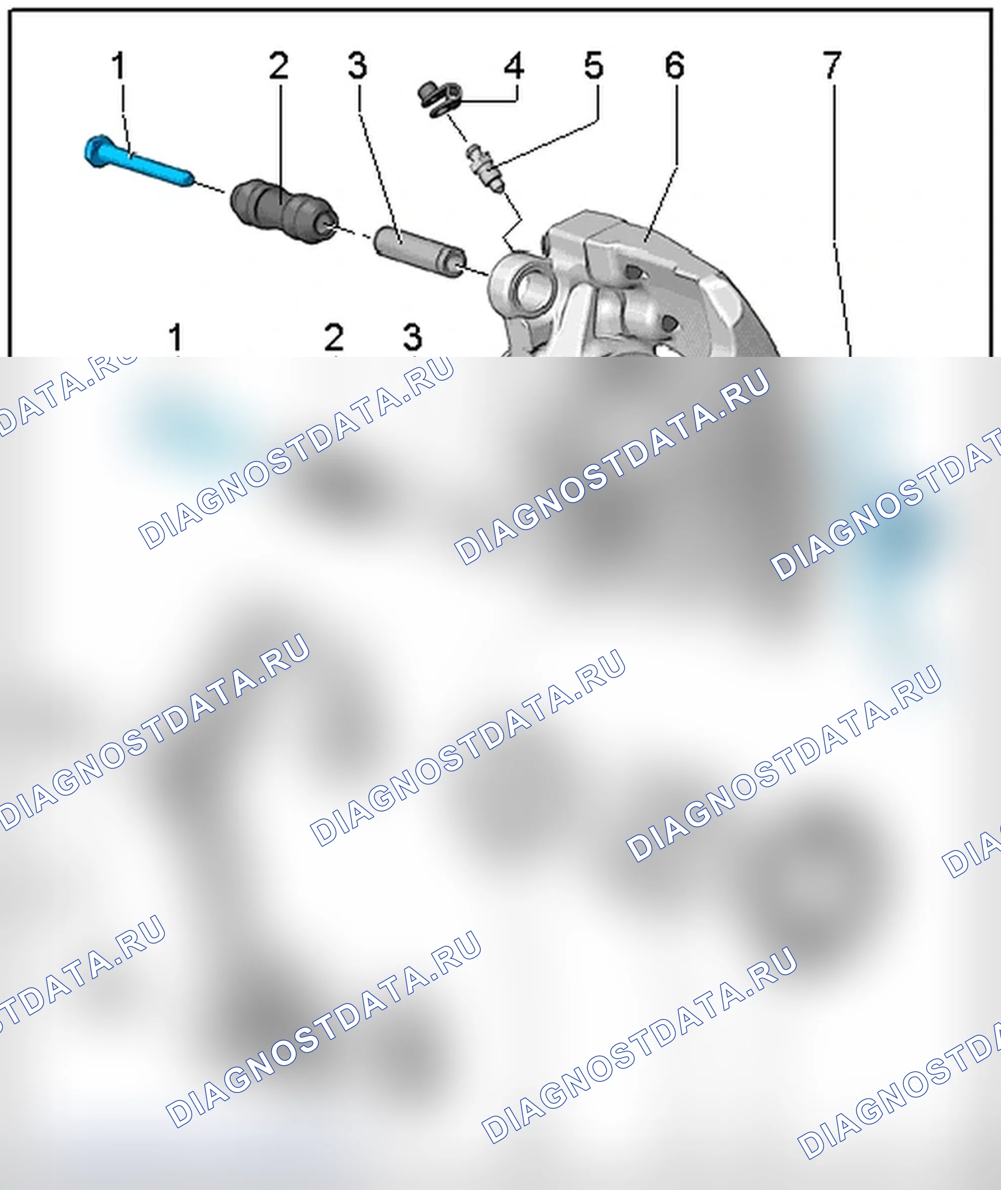 Рис. 3: ТОРМОЗНОЙ СУППОРТ, FBC, ОБЗОР. Audi Q5 I