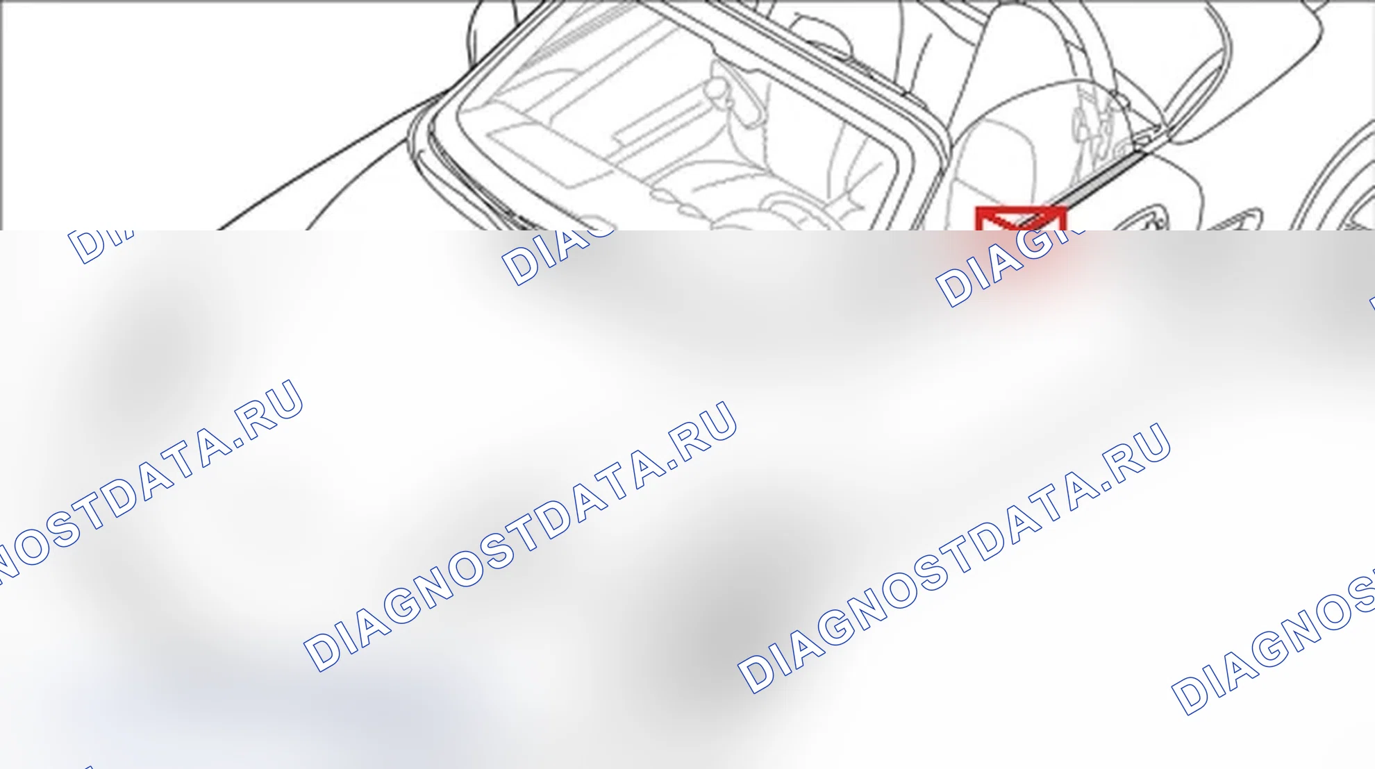 Рис. 67: Удаление уплотнения отсека переднего окна. Porsche Boxster S 987
