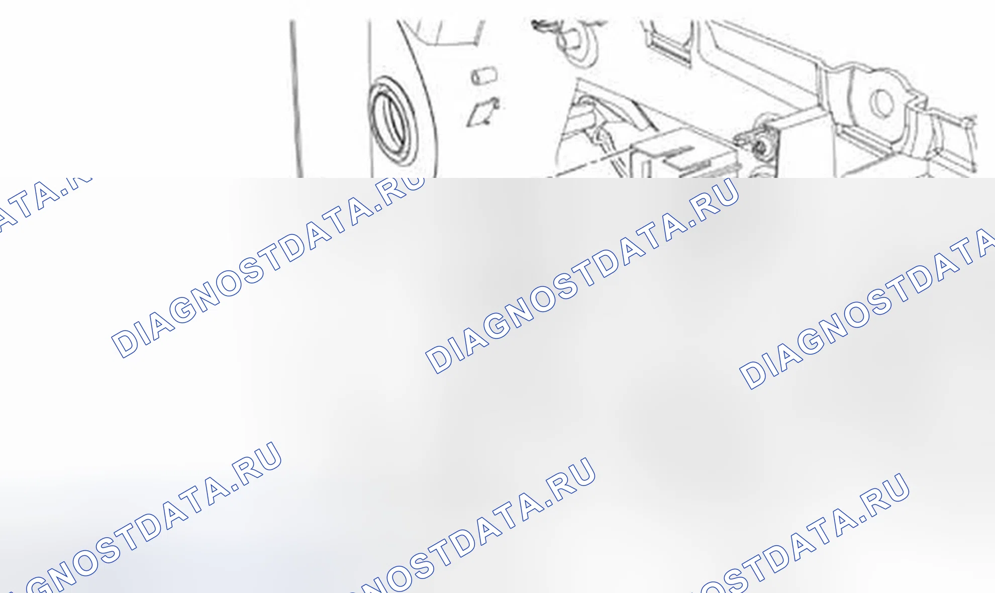 Рис. 136: Переключатель управления замком двери - кромка. Ford Edge I рестайлинг