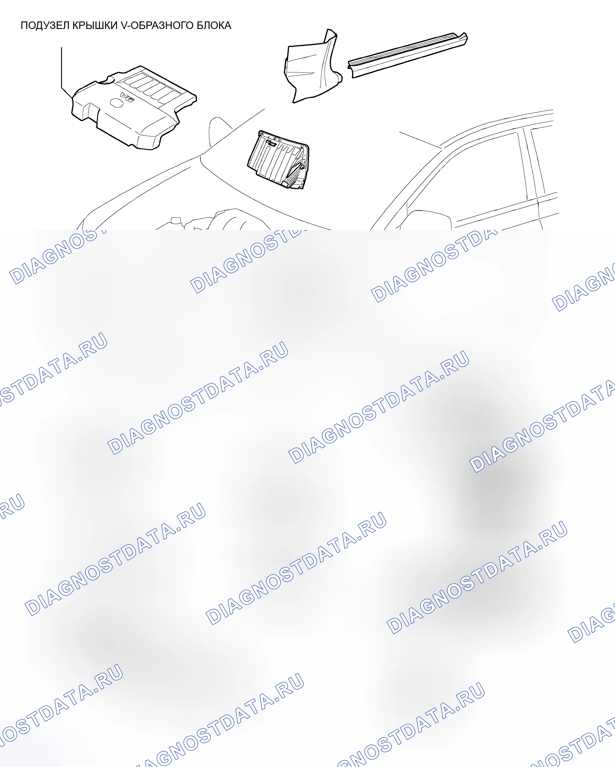Рис. 7: КОМПОНЕНТЫ. Toyota Avalon XX30