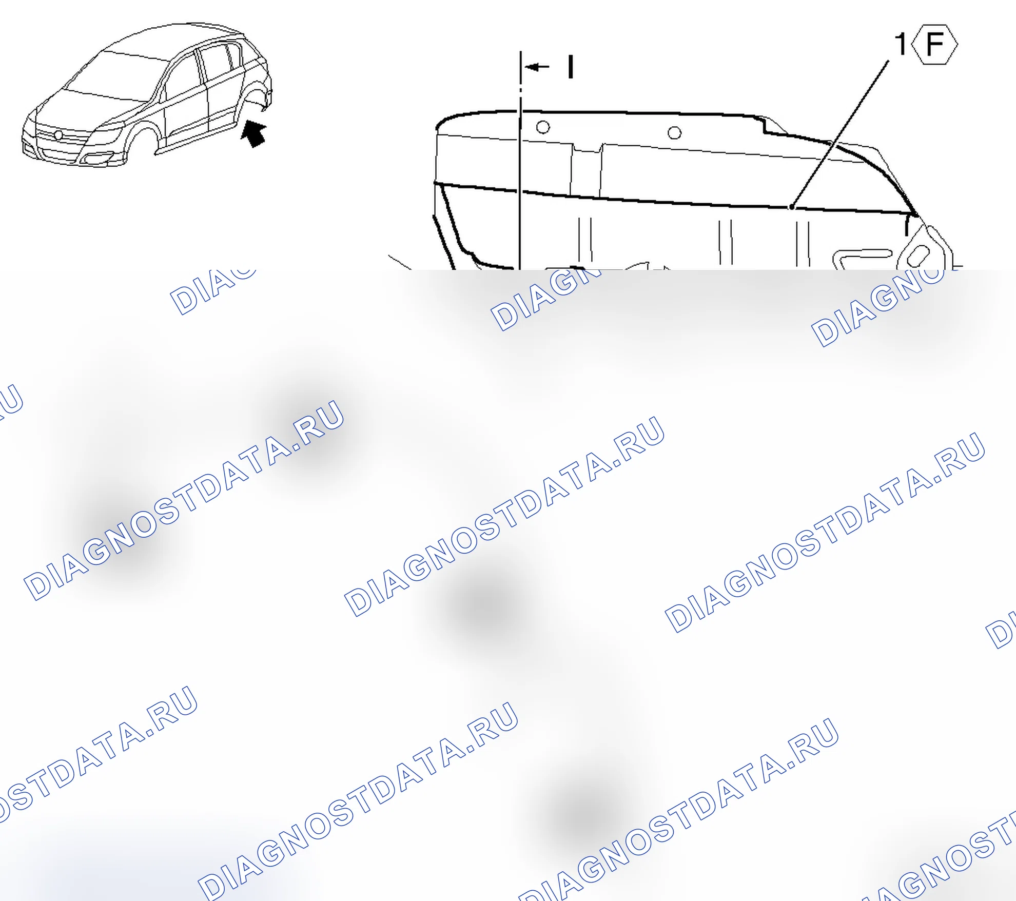 Противокоррозионные мероприятия по уплотнению швов. Opel Astra H