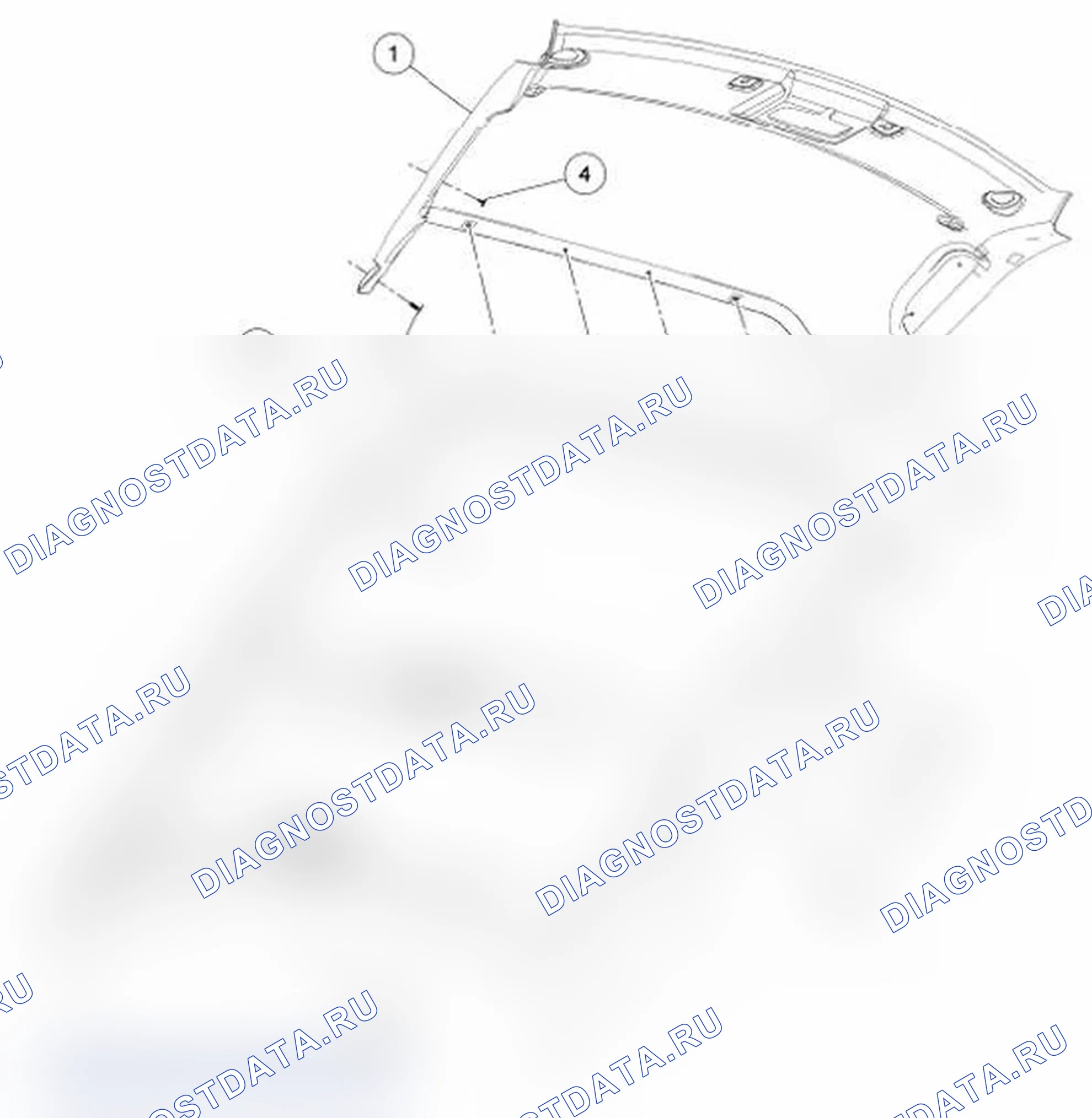 Рис. 2: Демонтаж и монтаж. Ford Transit Connect I рестайлинг