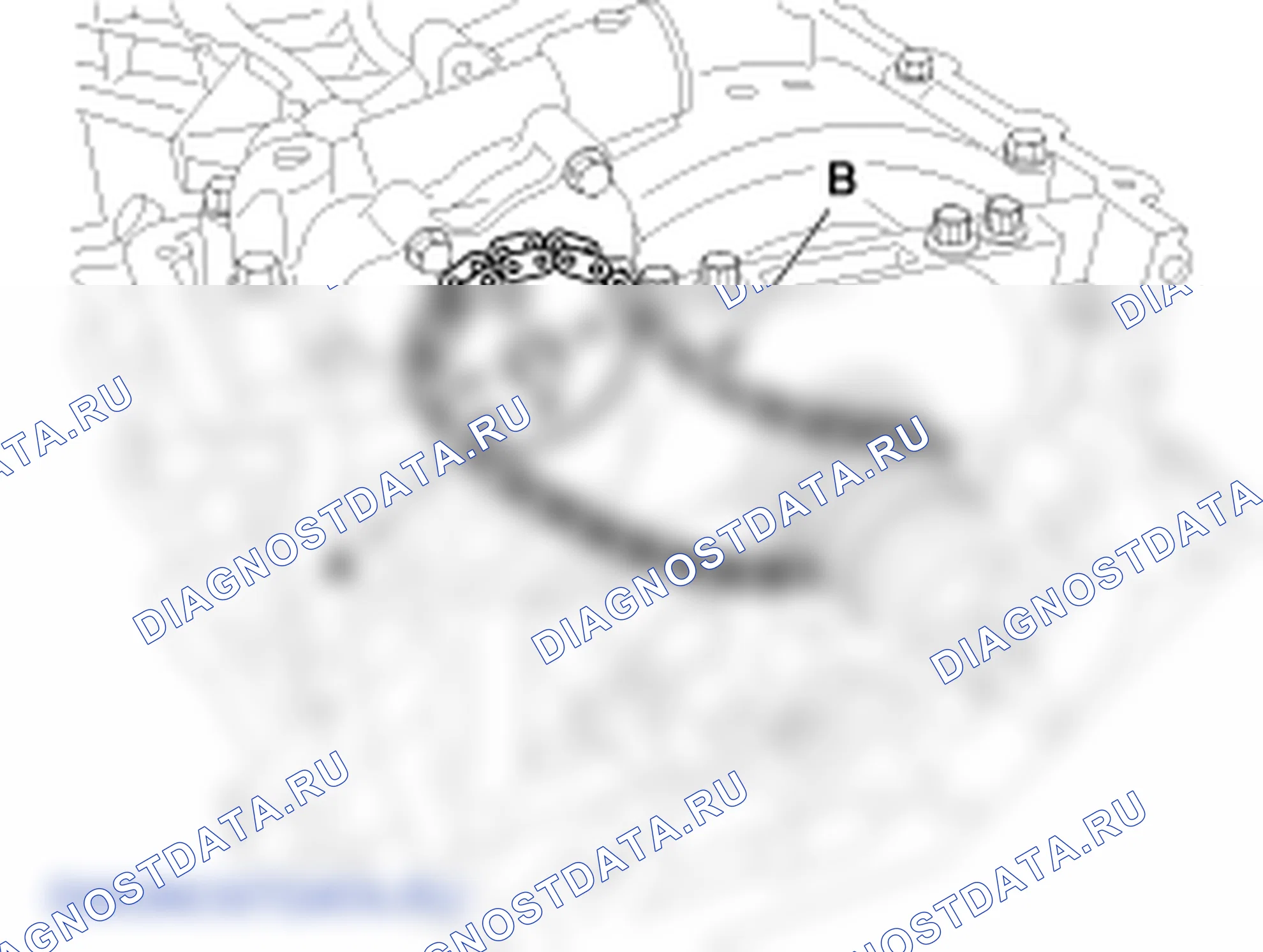 Снятие цепи ГРМ. Hyundai Genesis(Bh)-U.S. I