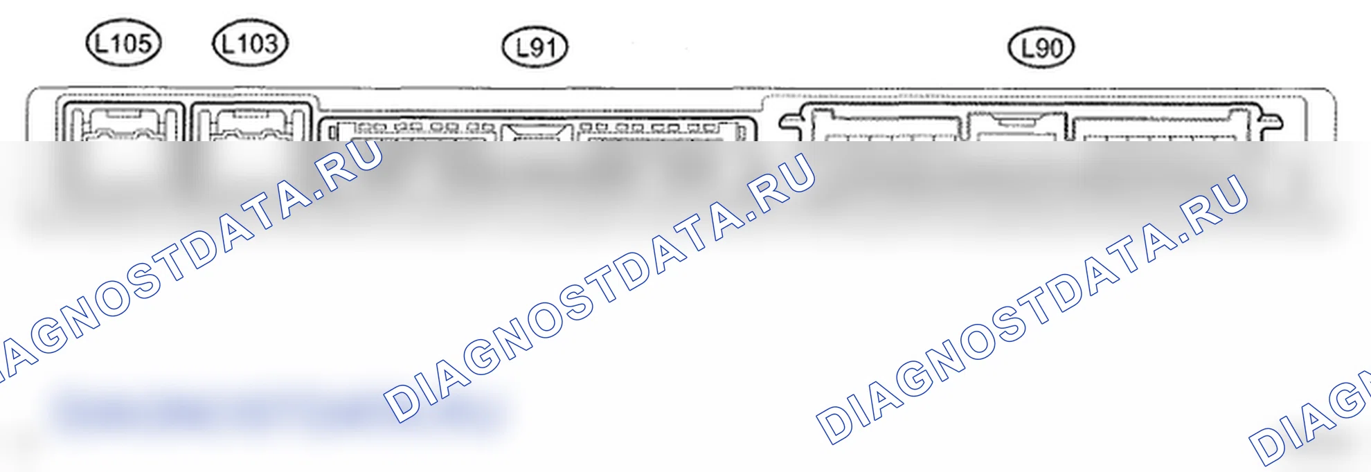 Рис. 125: КЛЕММЫ ЭБУ. Lexus LS IV