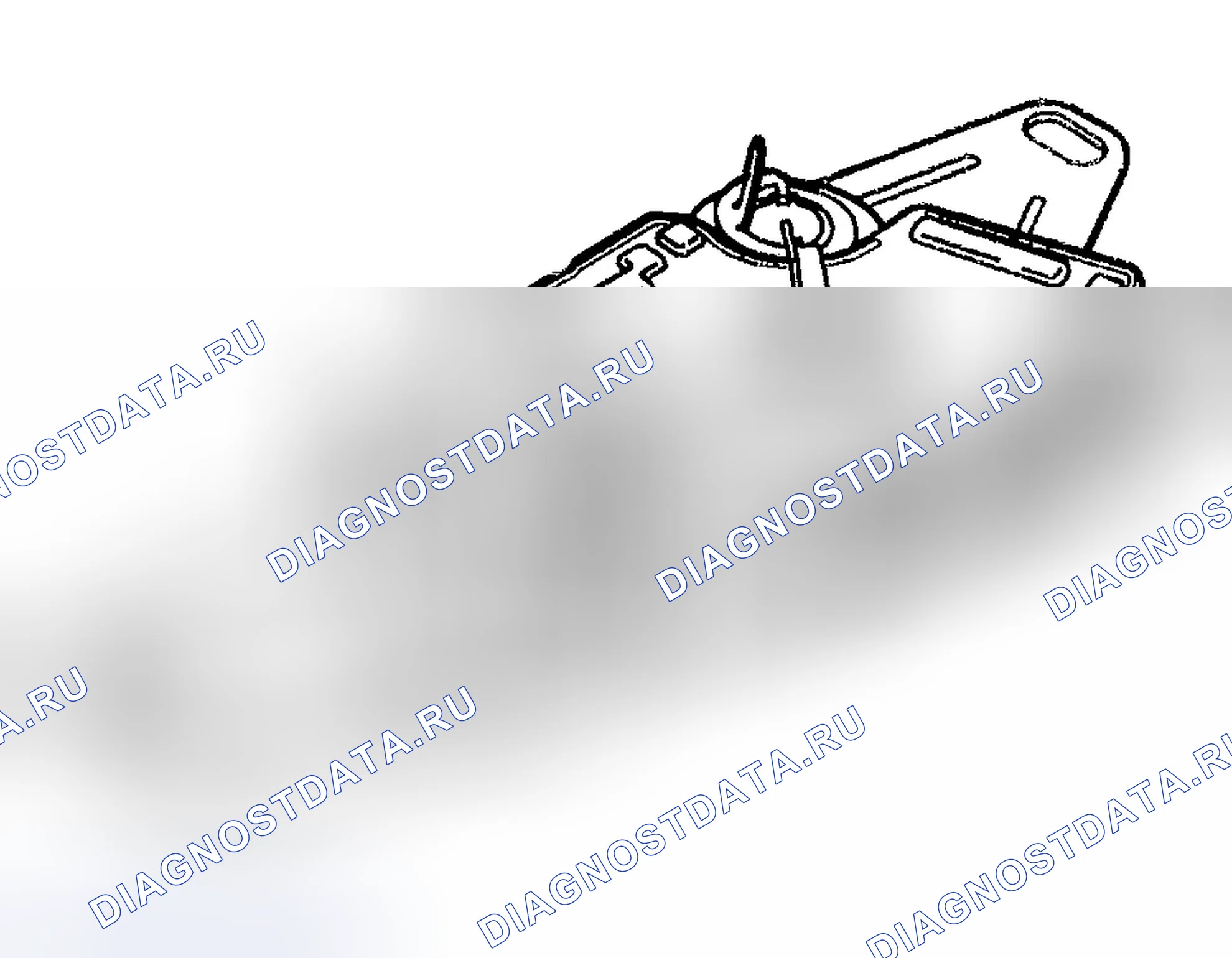 Рис. 473: Переключатель диапазона передачи. Chevrolet TrailBlazer I