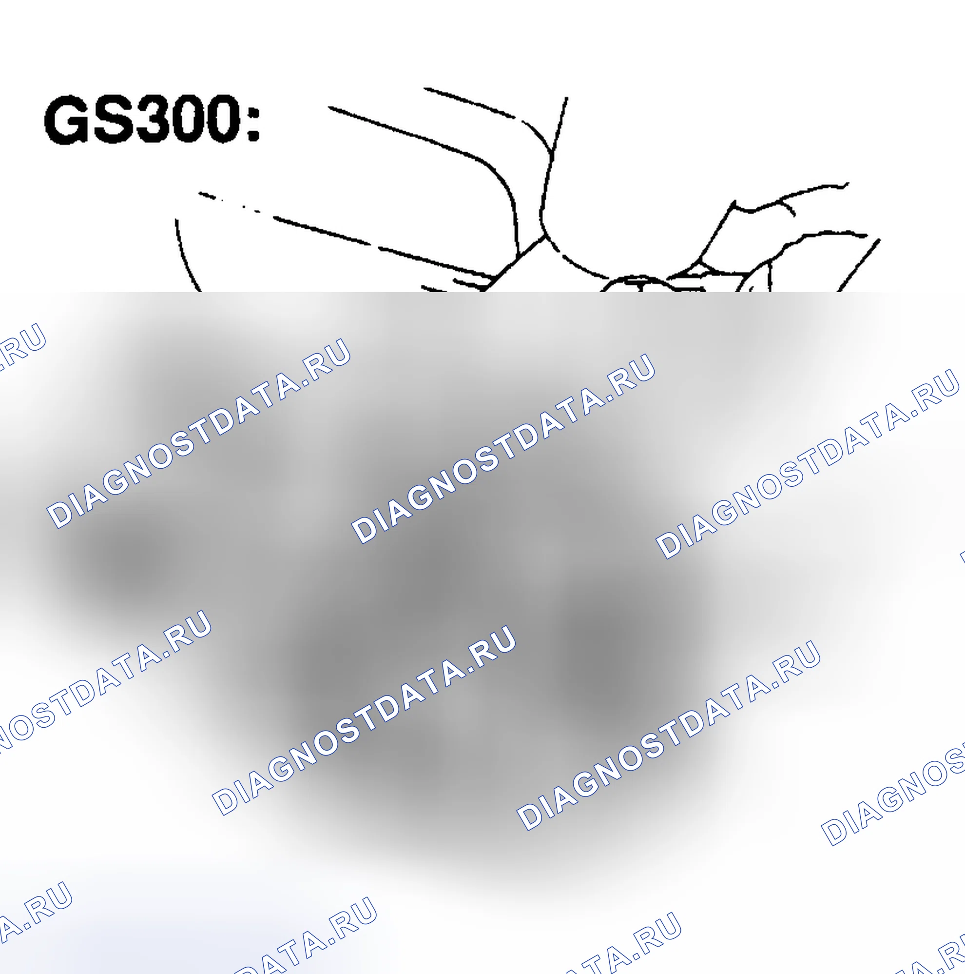 Рис. 5: ПРОКЛАДКА ПРИВОДНОГО РЕМНЯ Gs 300. Lexus GS II