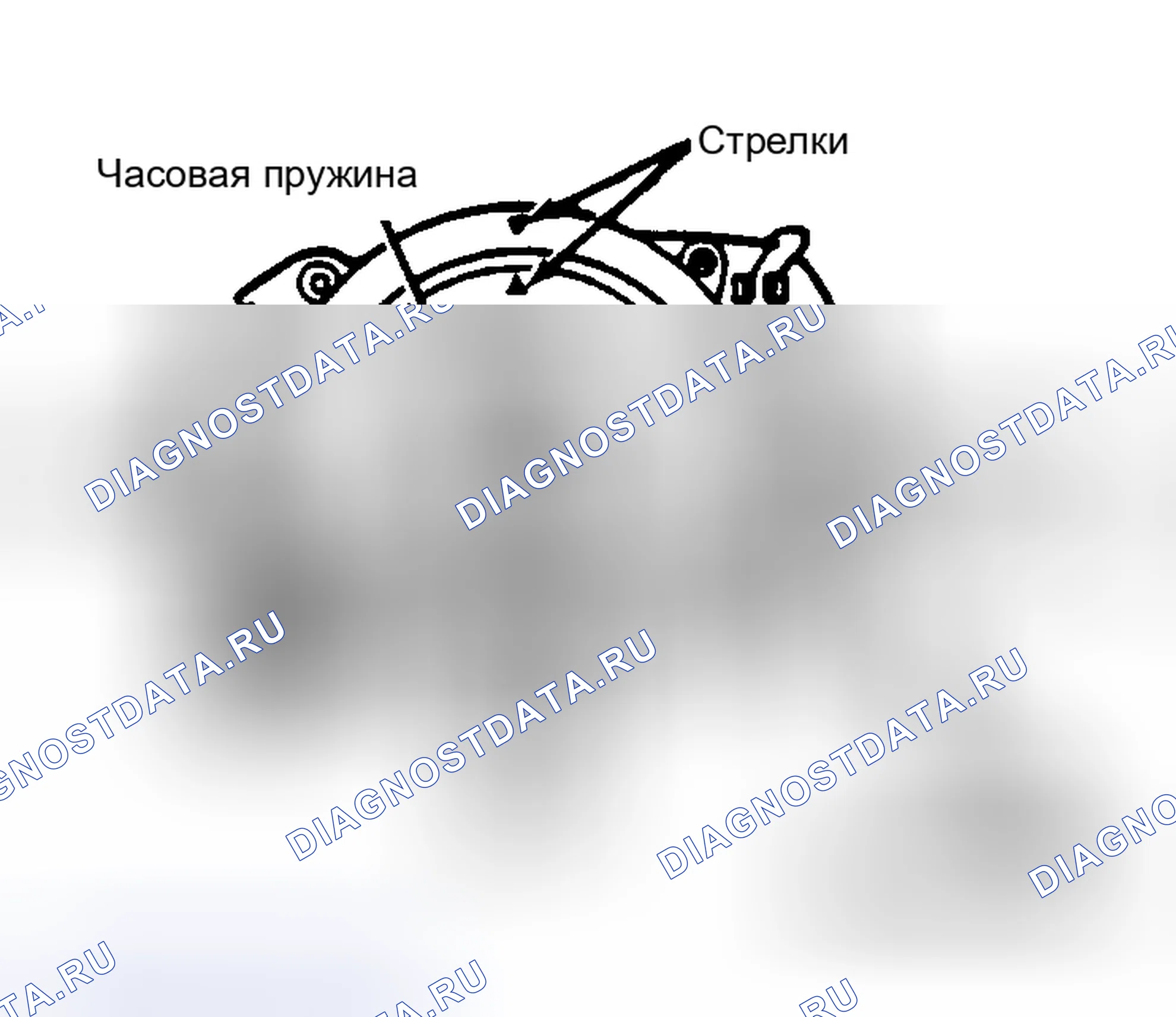 Рис. 12: ЦЕНТРОВКА ЧАСОВОЙ ПРУЖИНЫ. Mazda MX-6 I