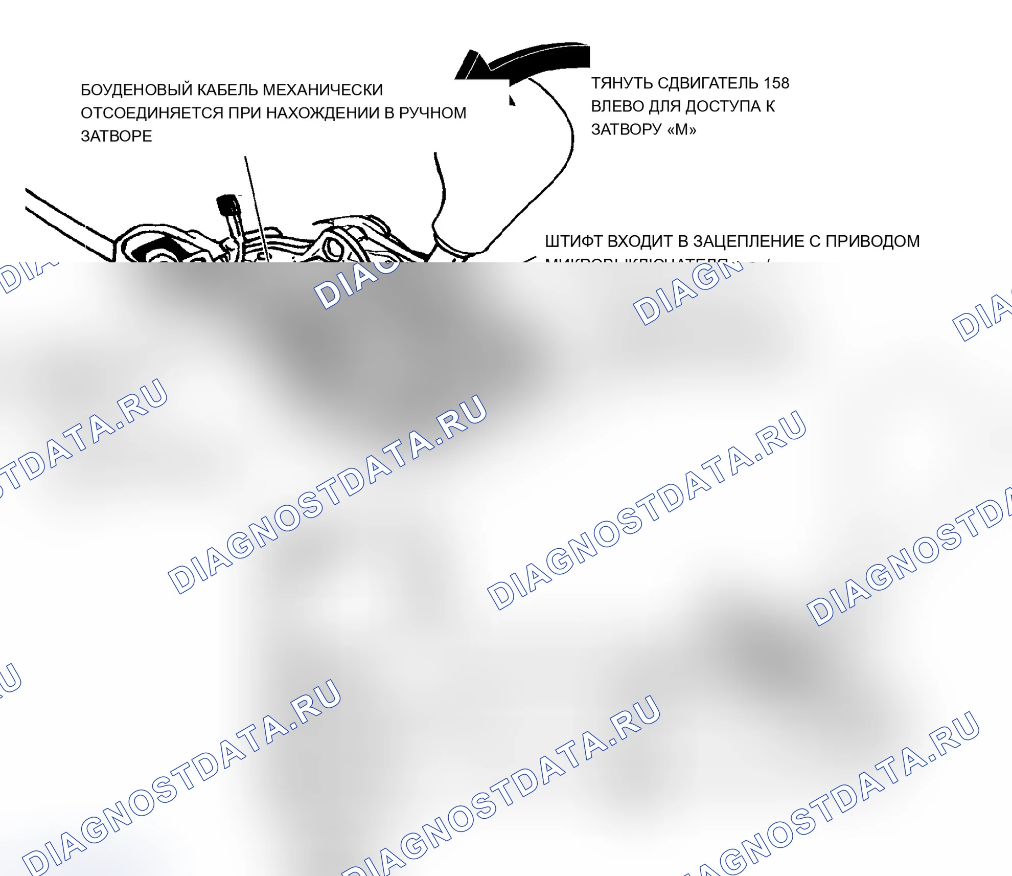 Рис. 180: СХЕМА СТЕПТРОННОГО ПЕРЕКЛЮЧАТЕЛЯ. BMW X3 E83