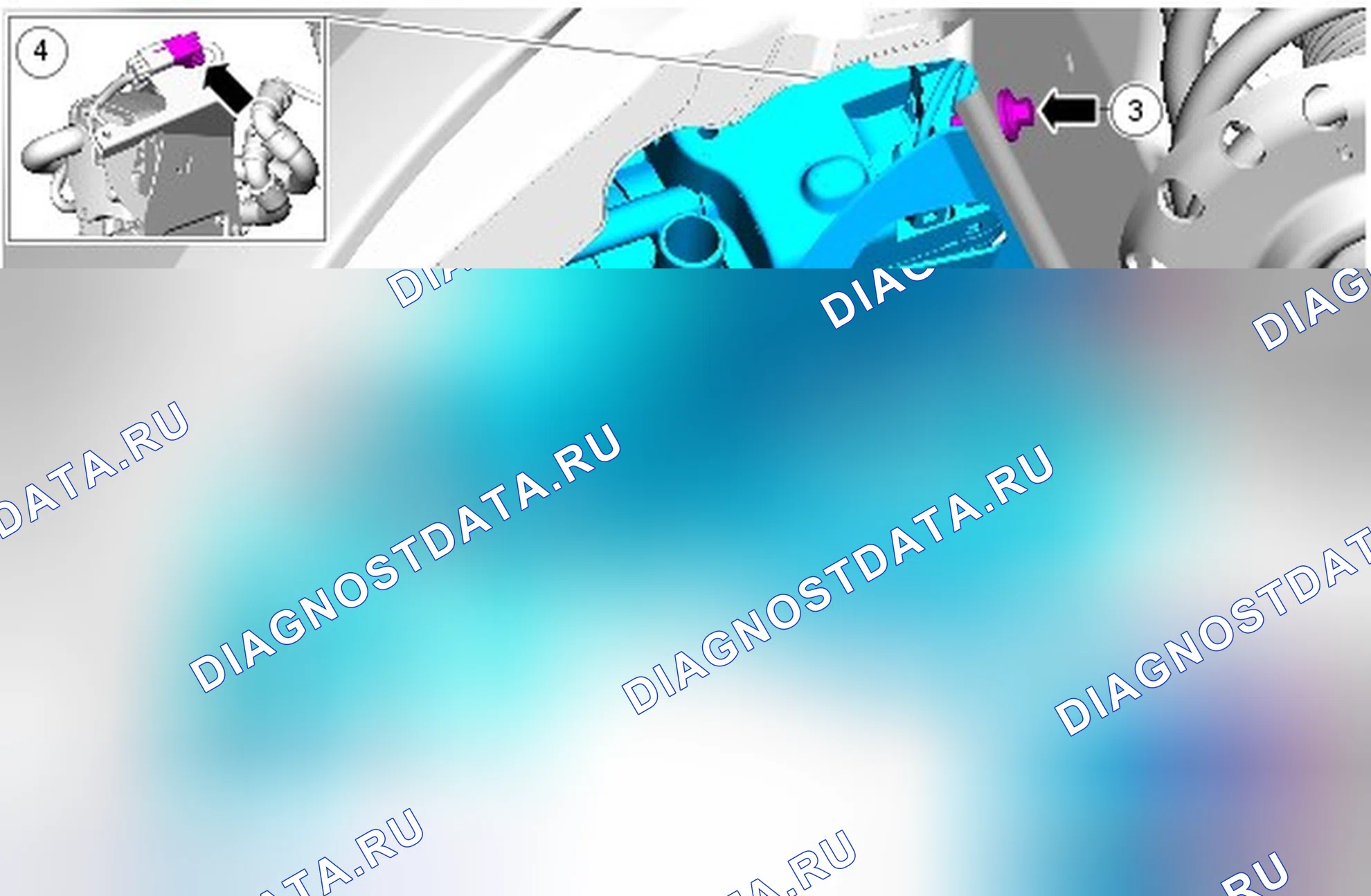 Как снять и установить вспомогательный топливный обогреватель. Ford Mondeo IV