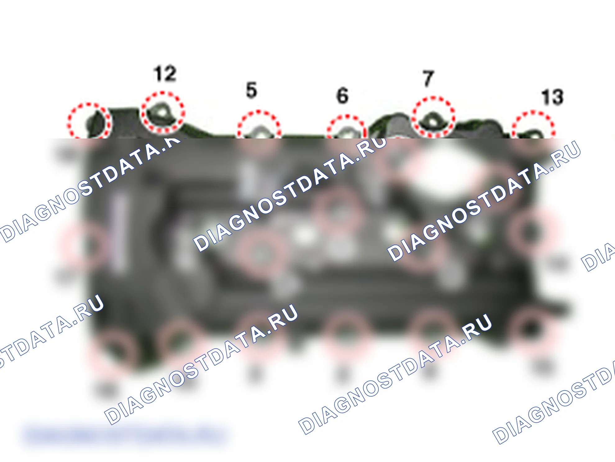 Установка крышки головки цилиндров. Hyundai Santafe Sport DMA