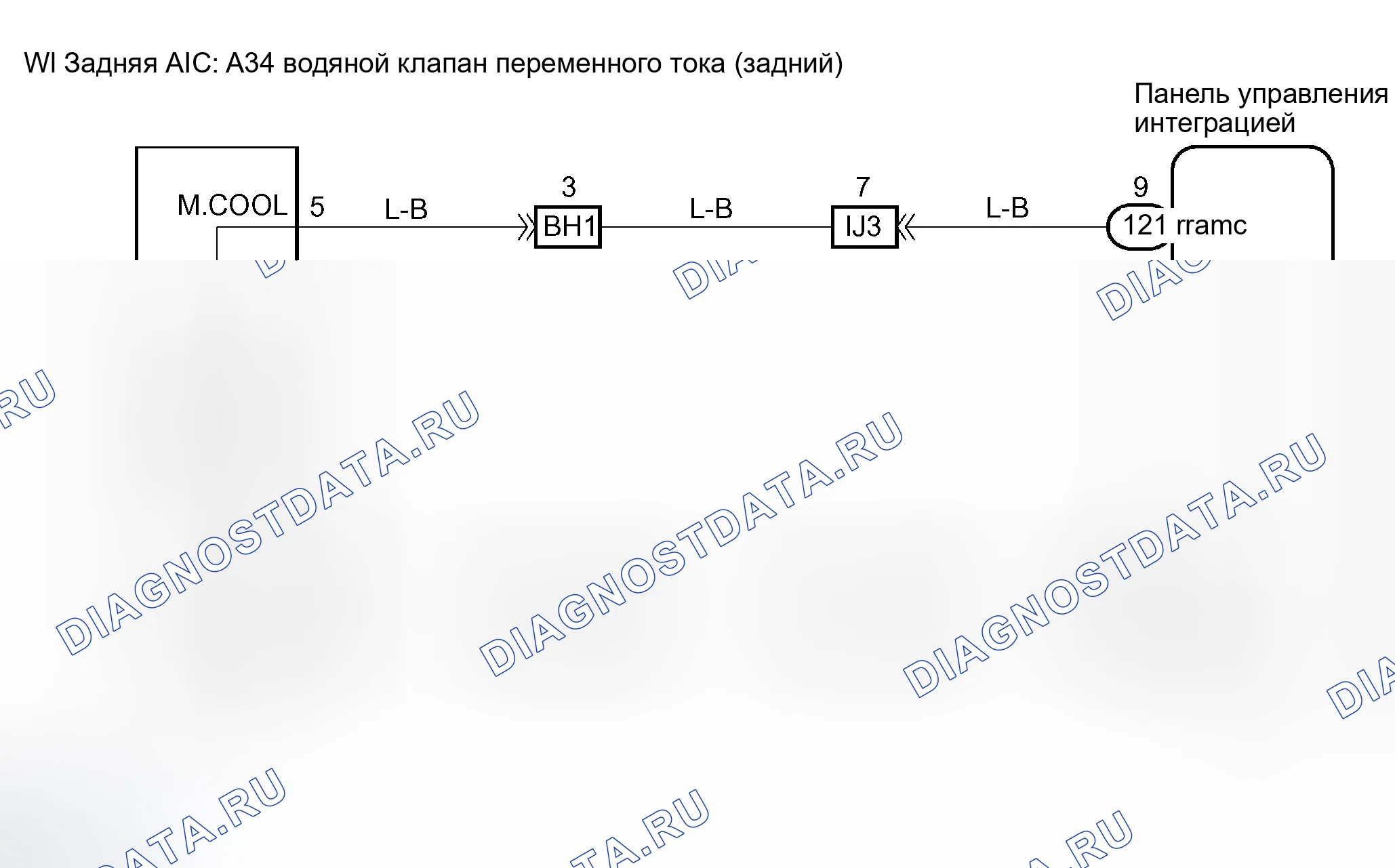 Рис. 91: электросхема. Toyota Sequoia I рестайлинг