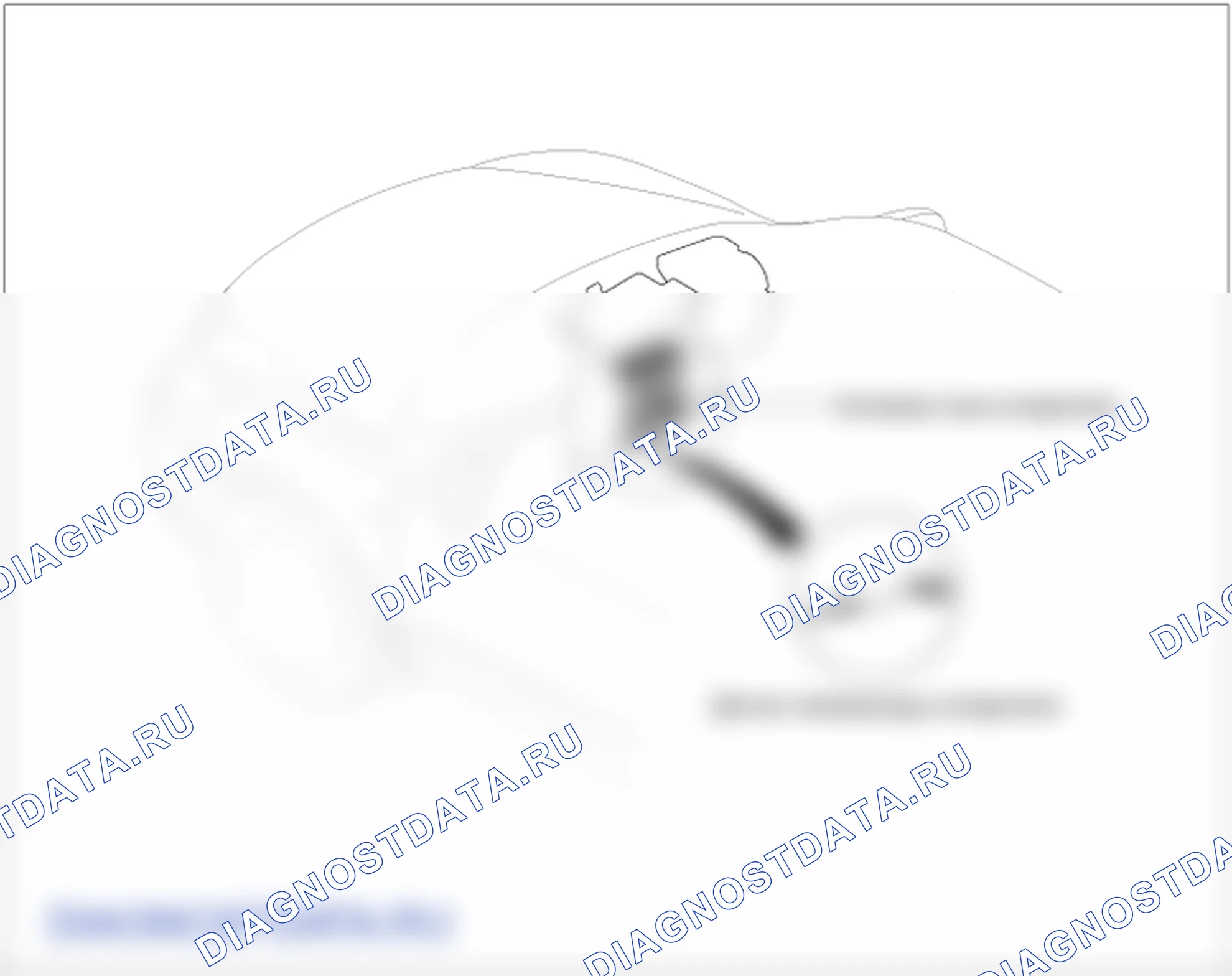 Расположение деталей датчика температуры испарителя. Hyundai Santa Fe CM