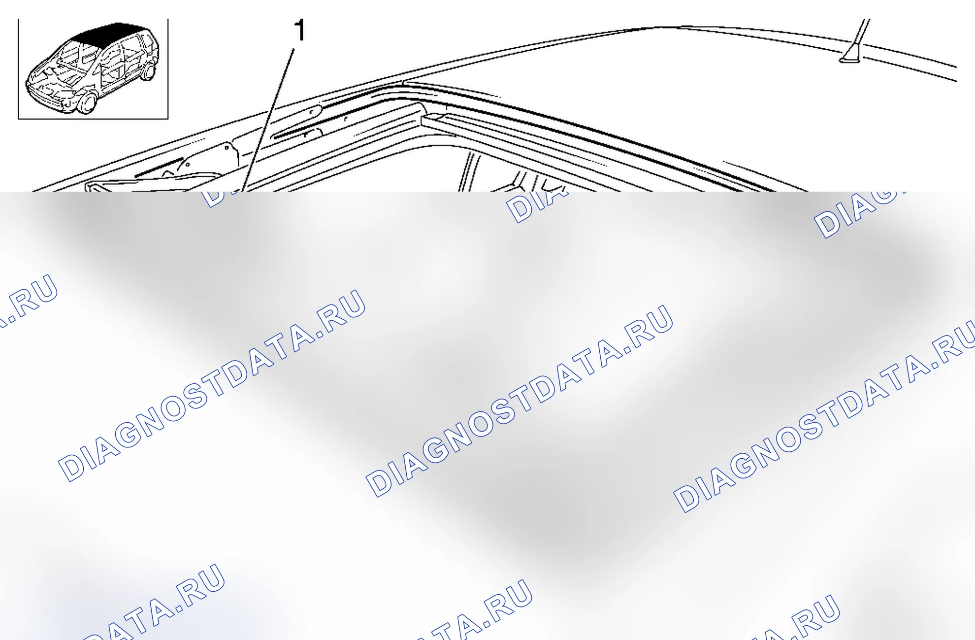 Замена резинового уплотнителя сдвижного люка в крыше - посредине. Opel Corsa D