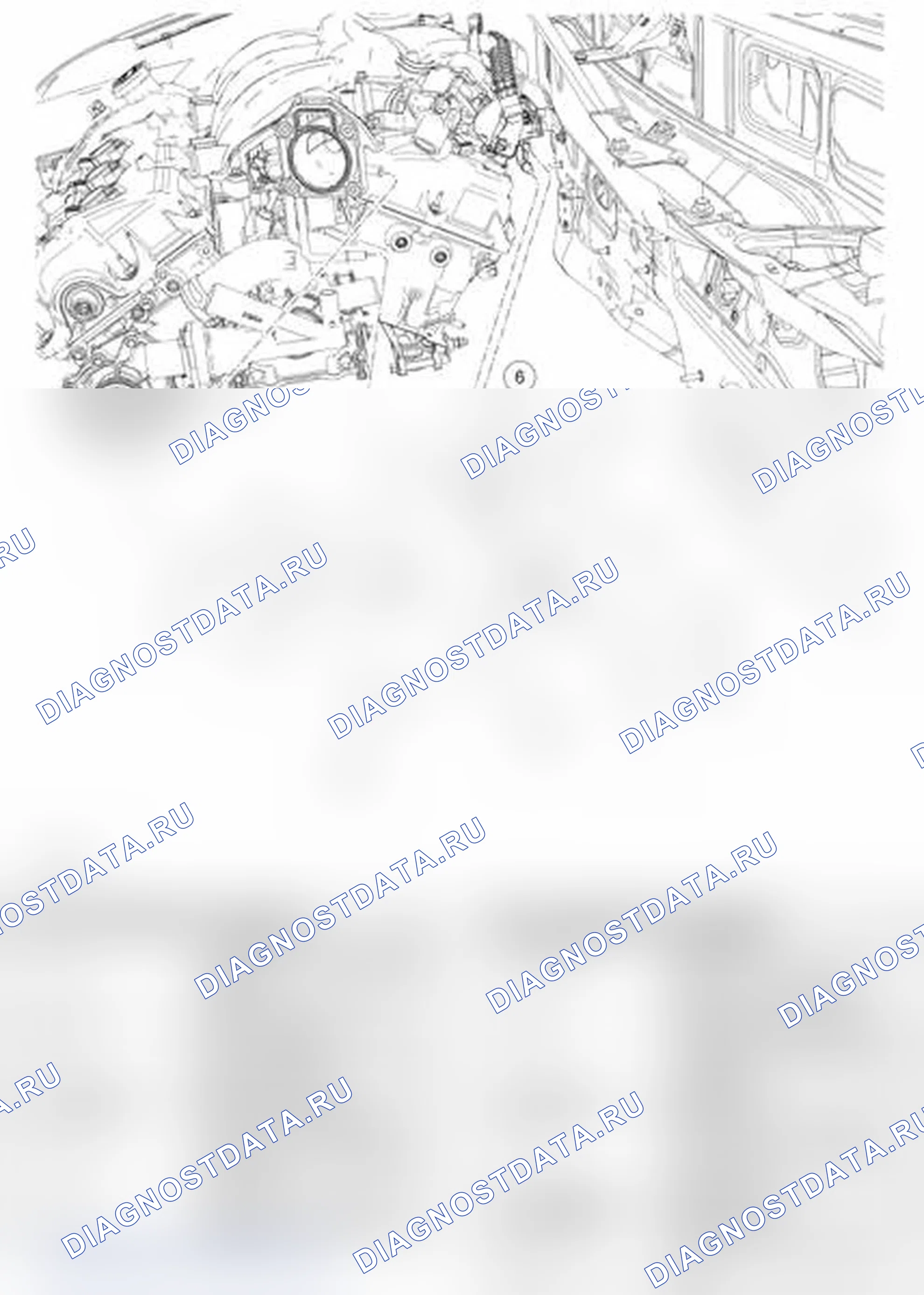 Рис. 46: Топливопроводы - 3,0 л (4V). Lincoln Zephyr US