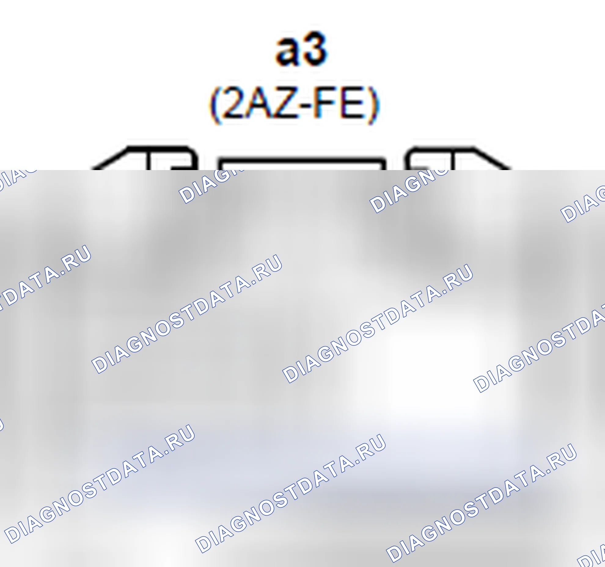 Рис. 514: Вид с торца соединителя (a3). Toyota Corolla X