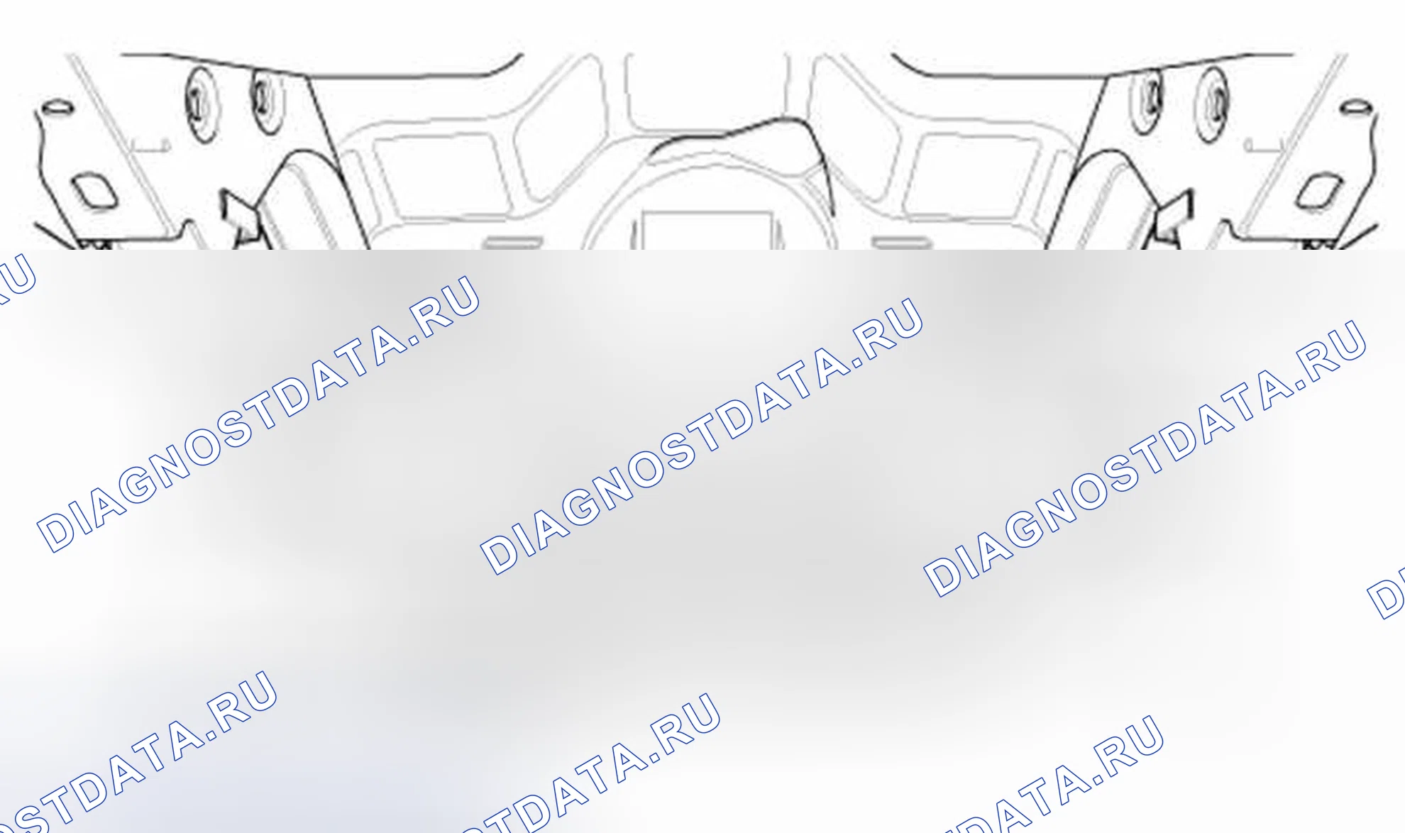 Рис. 8: Нижняя часть передней части транспортного средства. Porsche Boxster S 986 рестайлинг
