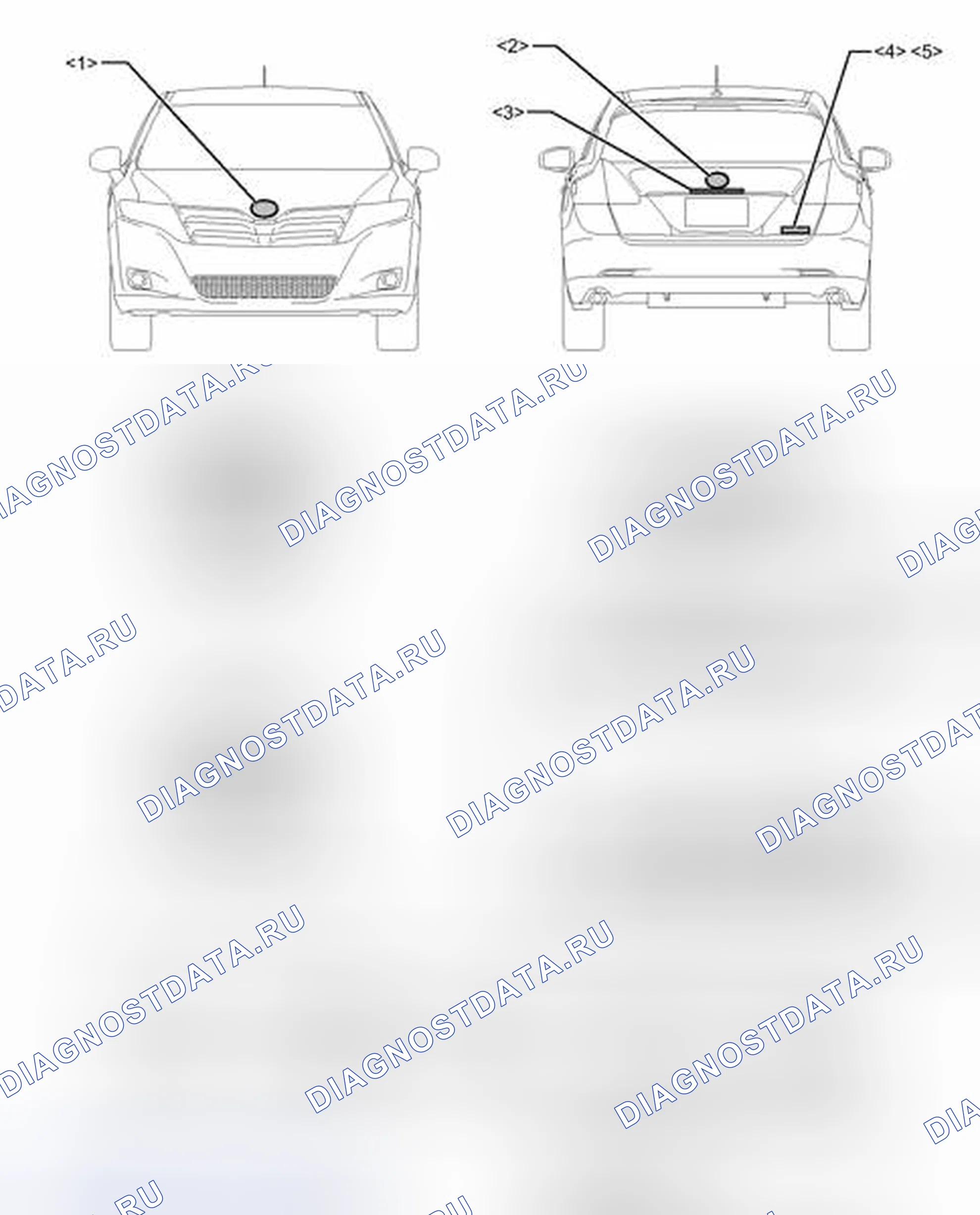Рис. 61: ИЛЛЮСТРАЦИЯ. Toyota Venza I рестайлинг