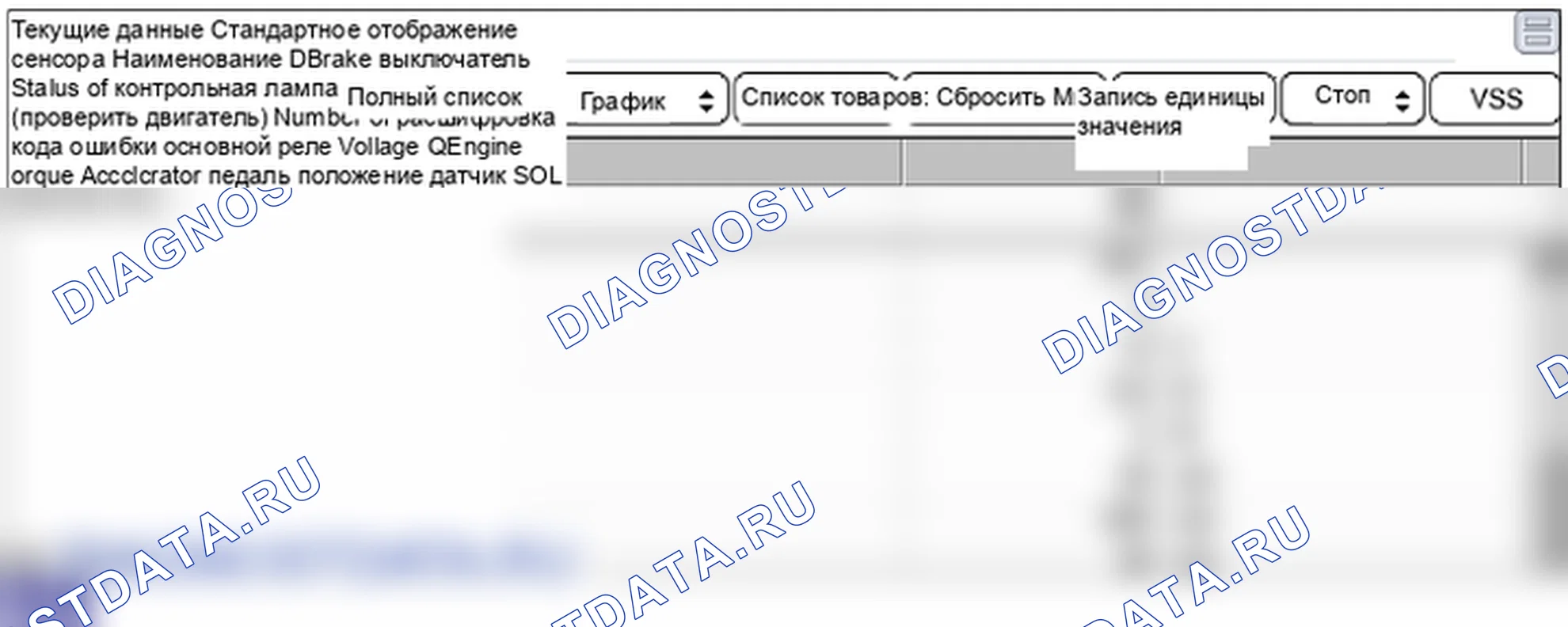 Данные диагностического сканера — P0703 Неисправность цепи выключателя стоп-сигнала (тормоза). Hyundai Genesis BH