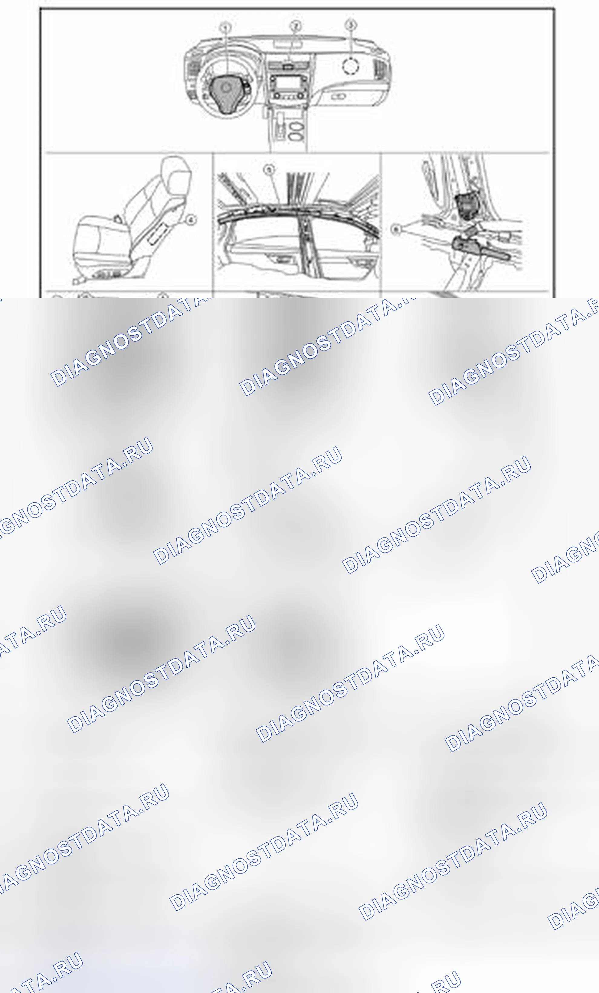 Рис. 31: Расположение компонентов. Nissan Altima L33