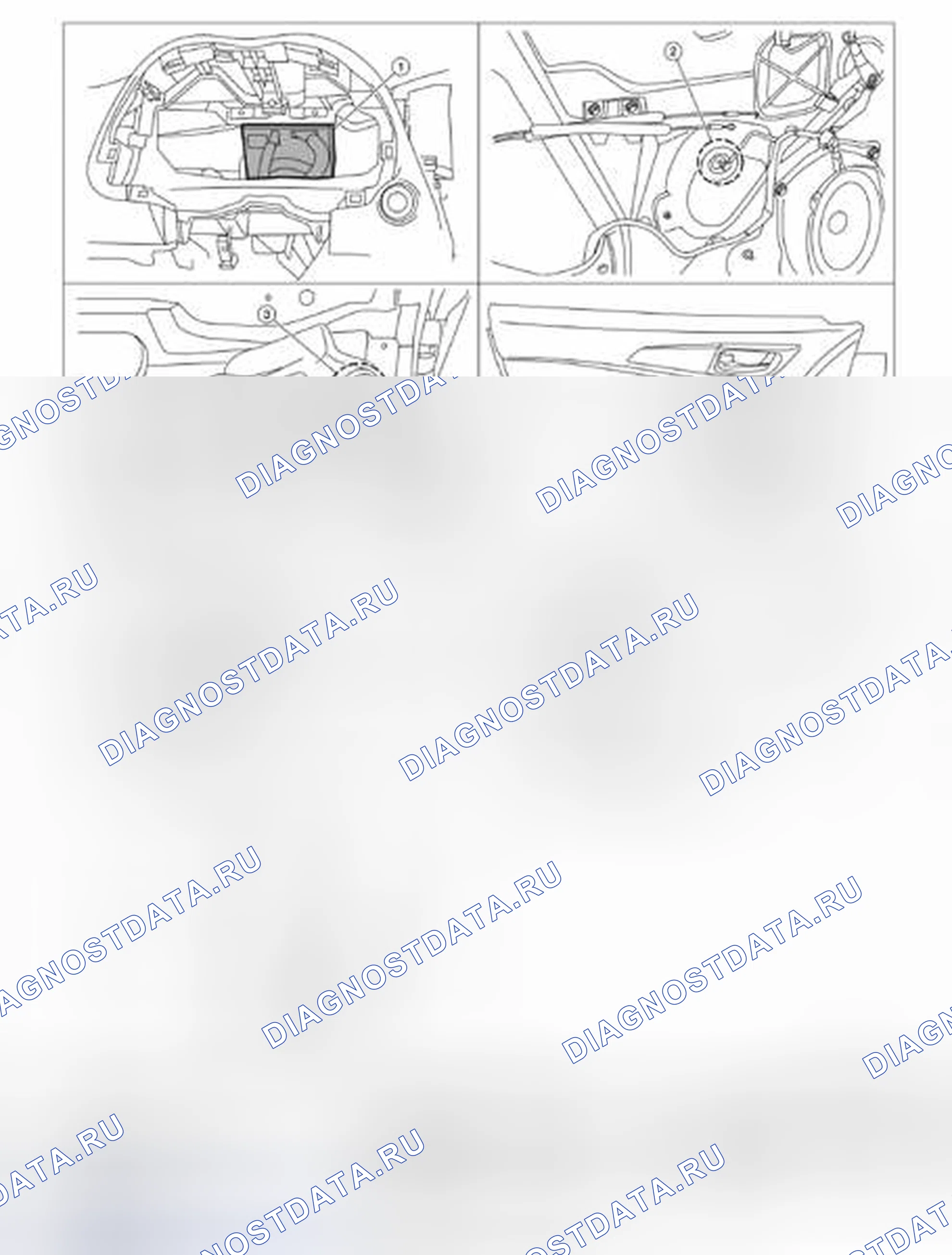 Рис. 102: Расположение компонентов. Nissan Pathfinder IV рестайлинг