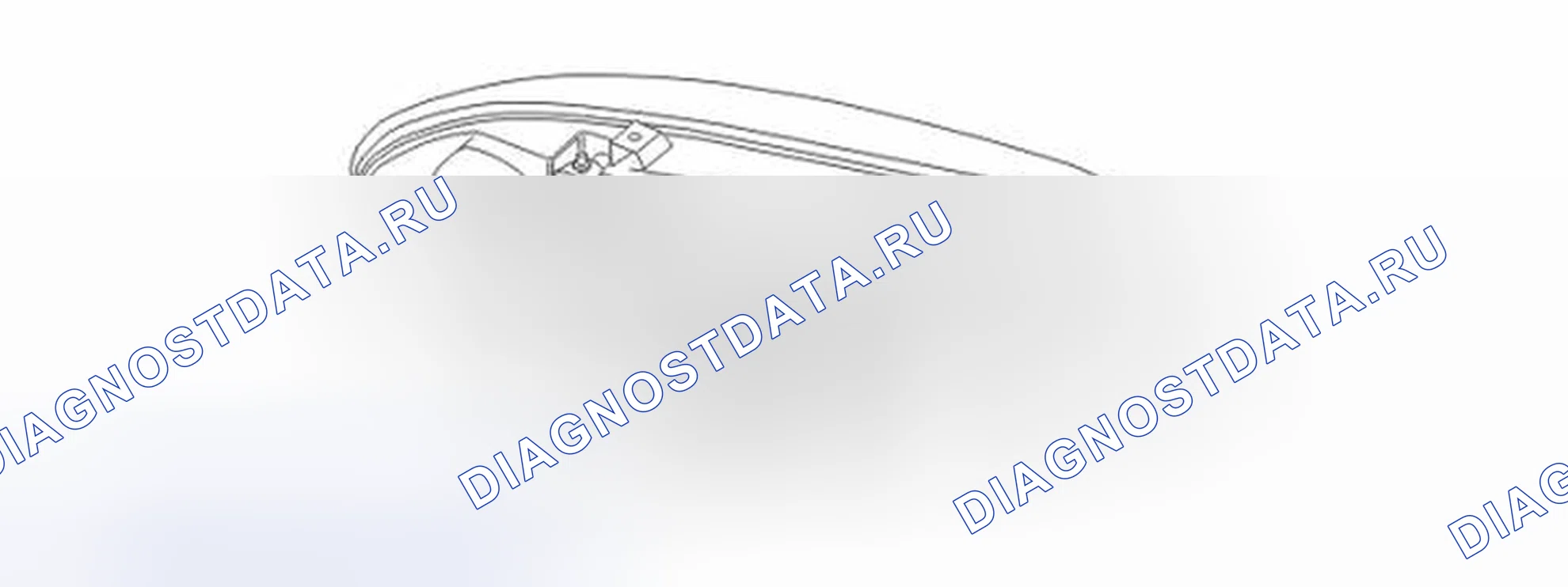 Рис. 182: Регулировка диапазона фар (некоторые рынки). Volvo S60 I