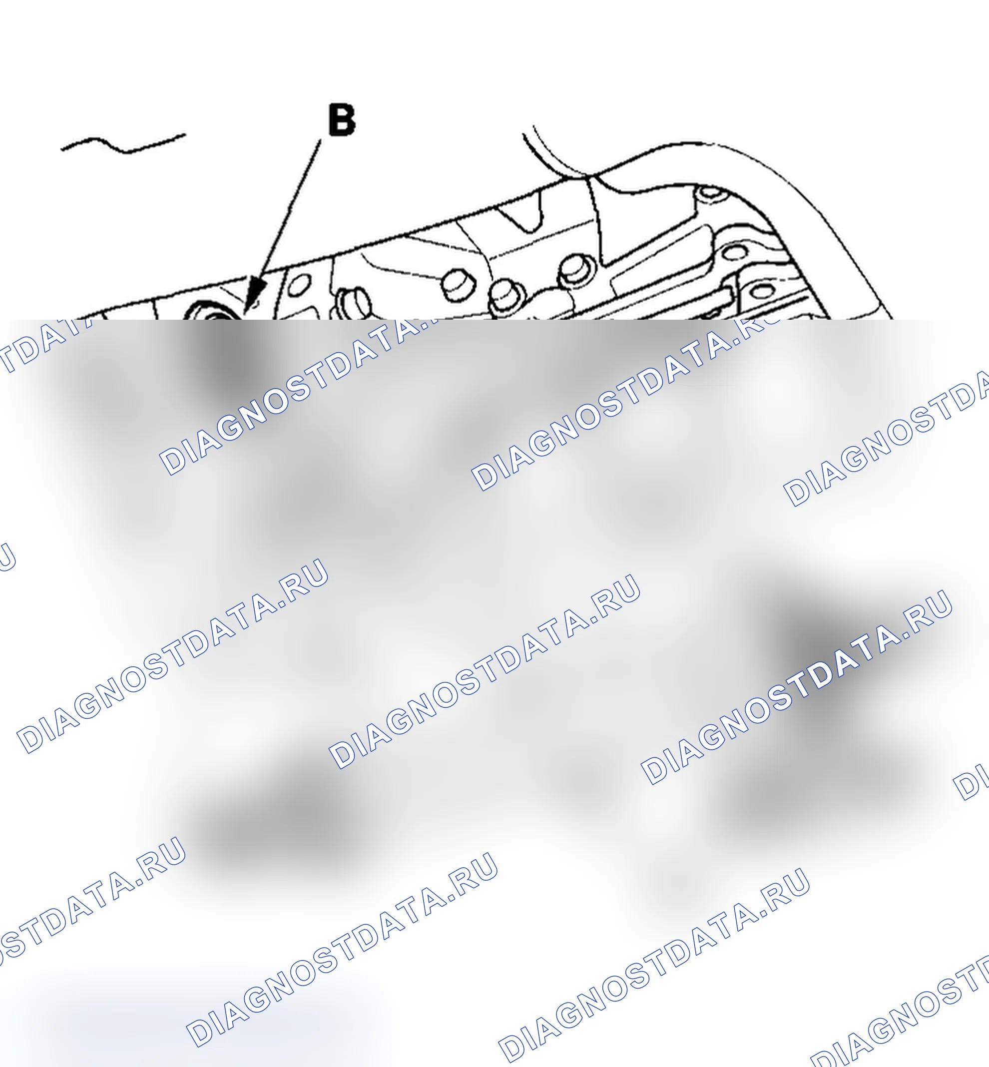 Рис. 66: Установка промежуточного вала. Acura RSX I