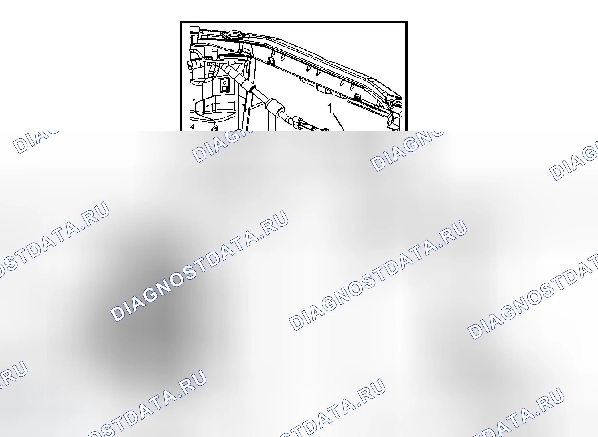 Рис. 4: Замена шланга компрессора в сборе (Lnf). Chevrolet HHR I
