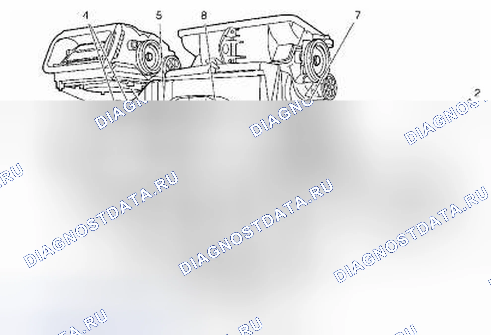 Рис. 54: Замена испарителя системы кондиционирования воздуха. Kia Optima I