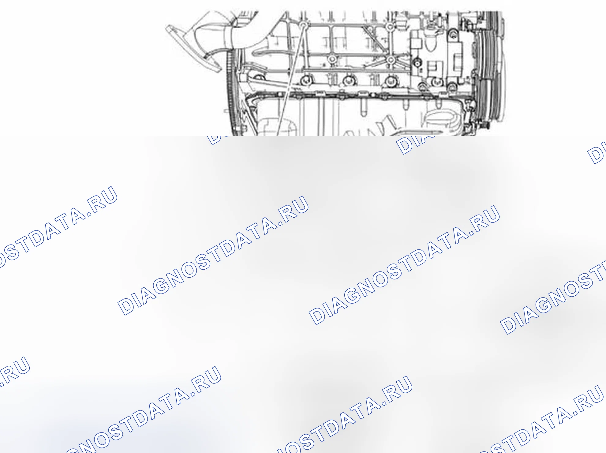 Рис. 680: Опорный изолятор правого двигателя. Ford Mustang V рестайлинг 2