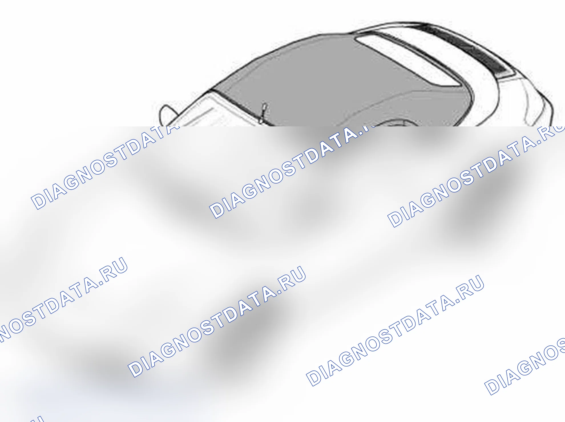 Рис. 63: Калибровка складной верх. Porsche 911 GT3 996 рестайлинг