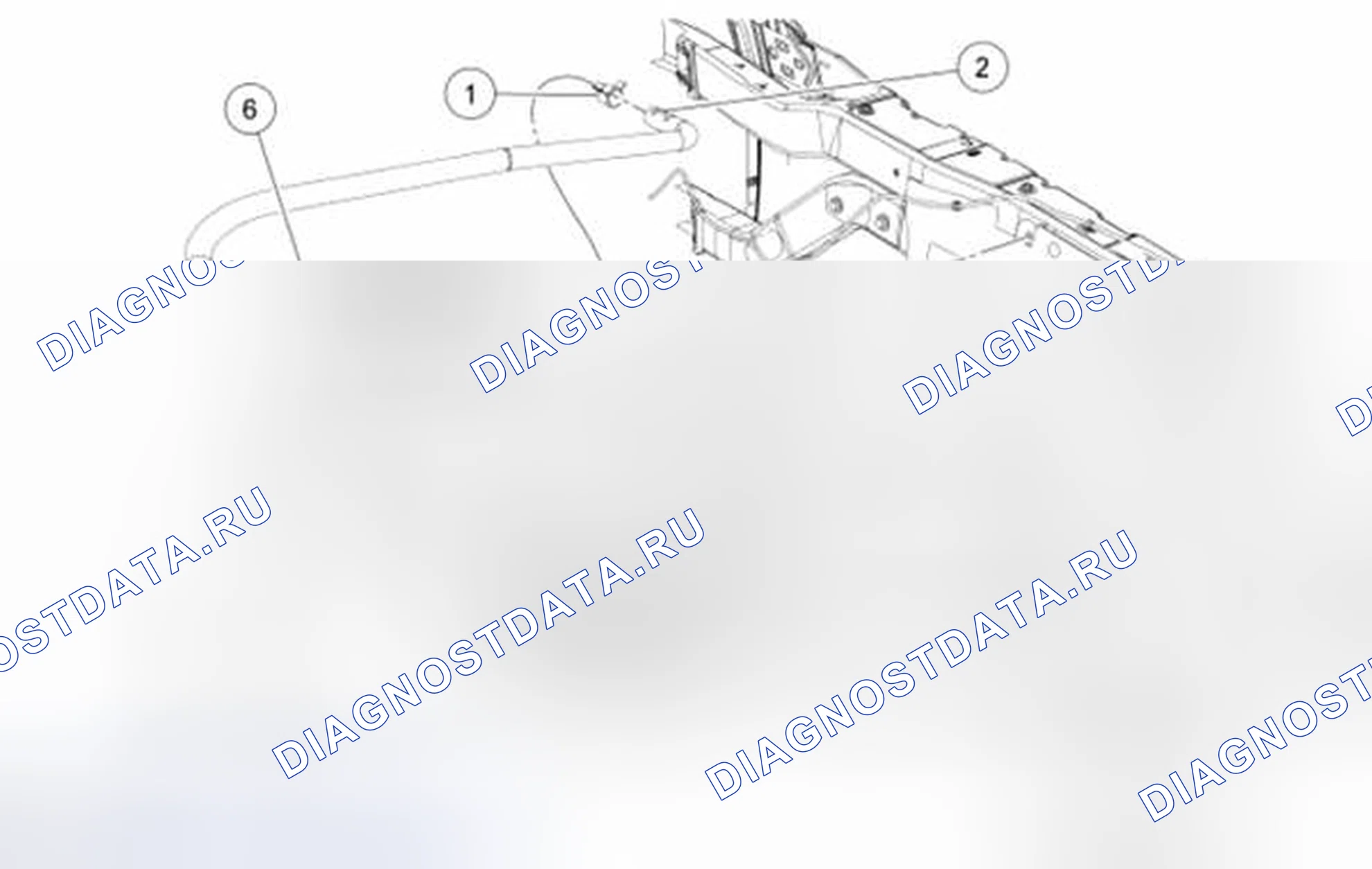 Рис. 5: Флакон дегазатора. Ford Pickup F250 Super Duty II