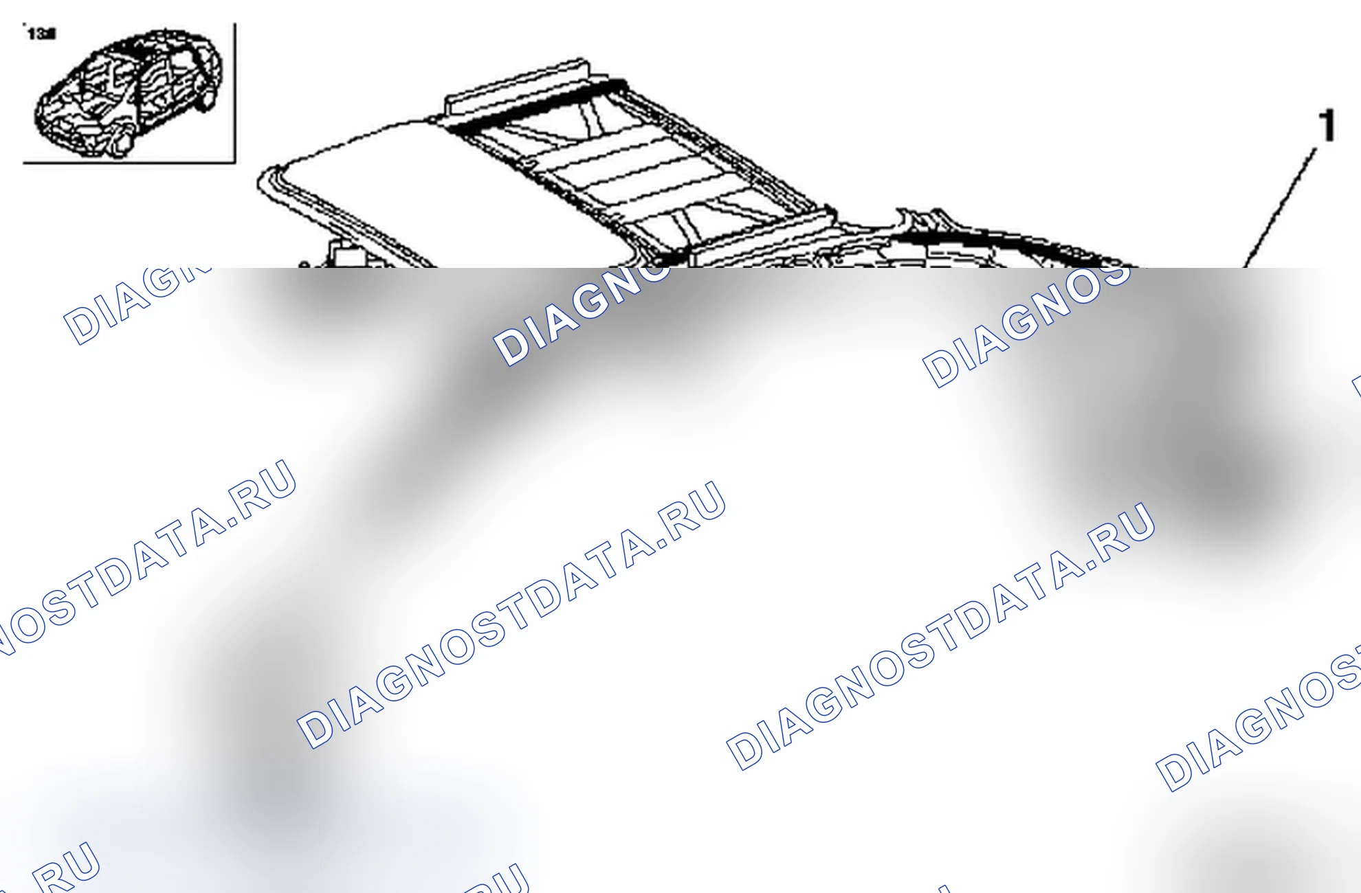 Замена водосточного шланга, приводной узел сзади (модель F 68, F 69). Opel Signum I рестайлинг