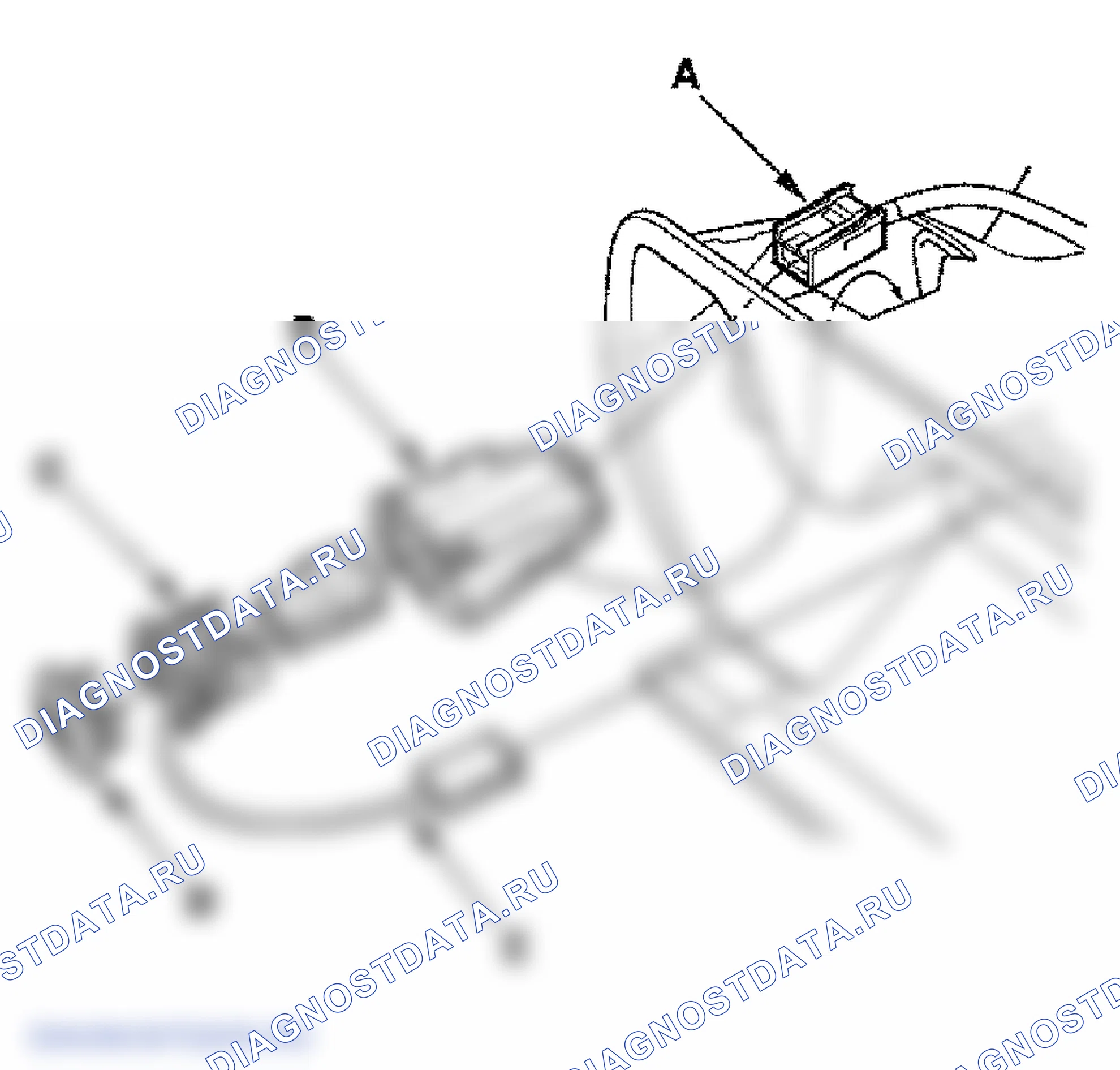 Рис. 11: Замена разъема USB. Honda Element YH2 рестайлинг 2