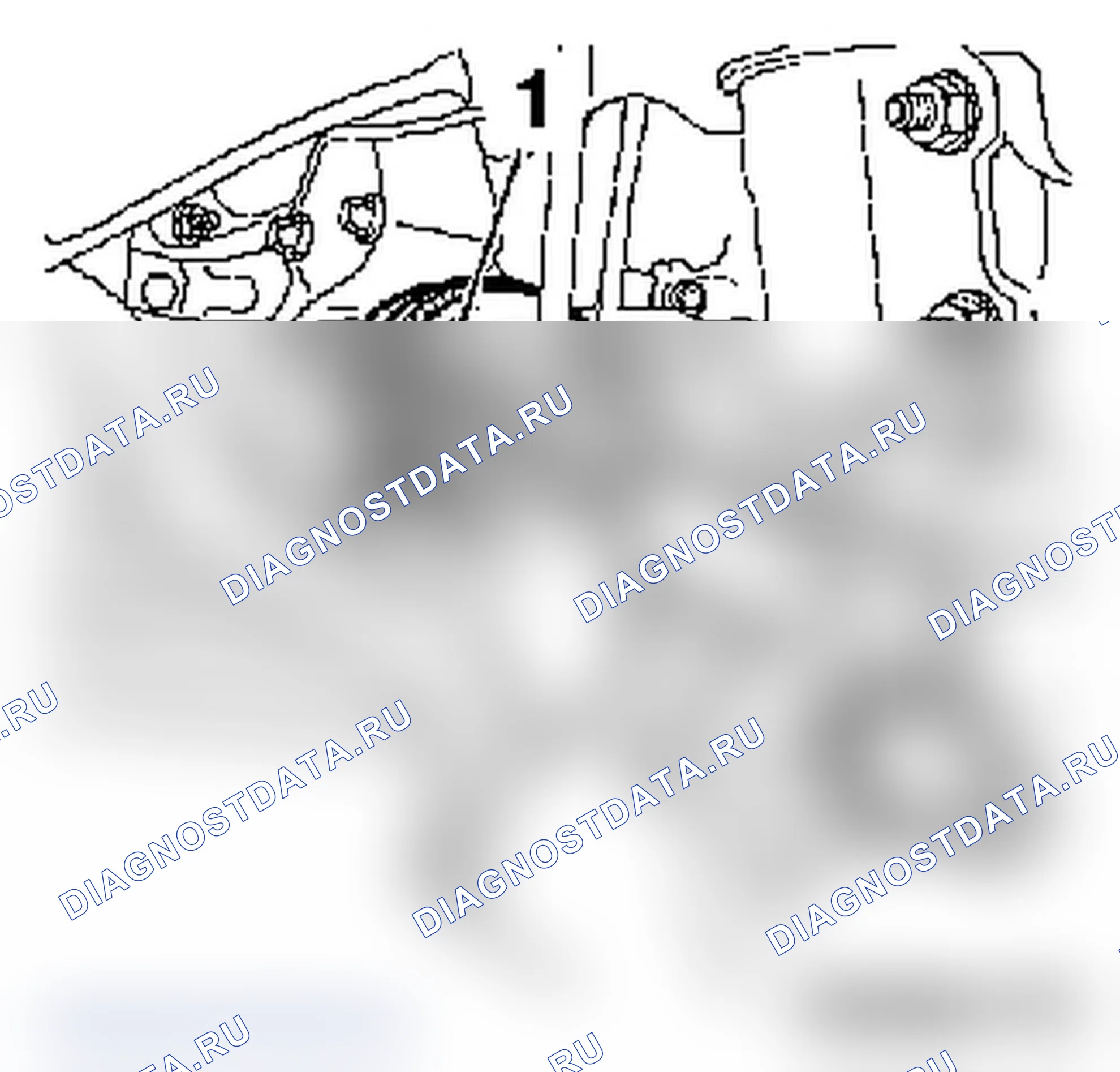 Снять и установить двигатель (правостороннее управление, AT). Opel Zafira B