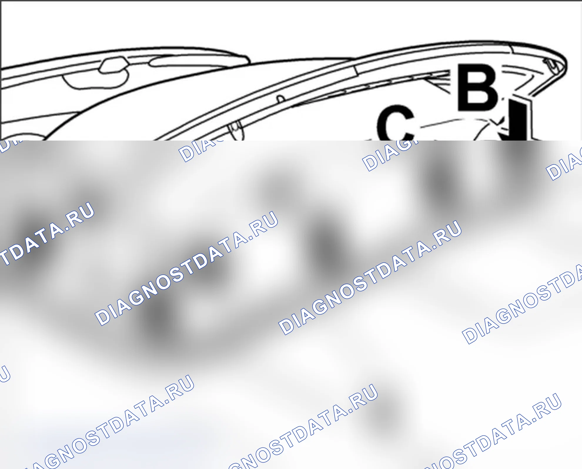 Рис. 245: Установка уплотнения для крышки отсека с откидной крышкой. Porsche Boxster S 987