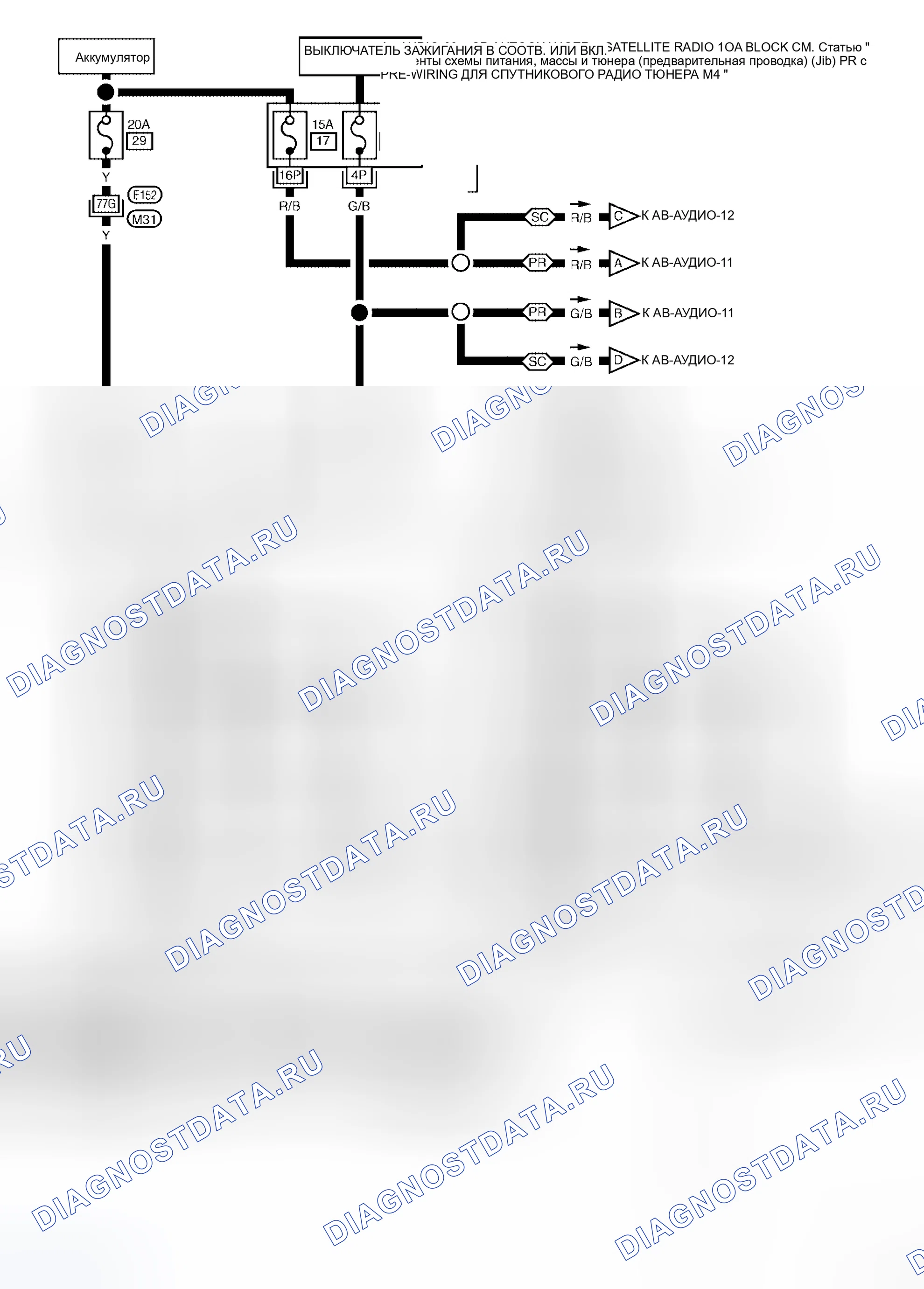 Рис. 58: СИСТЕМА PREMIUM (КАБИНА KING). Nissan Frontier D22