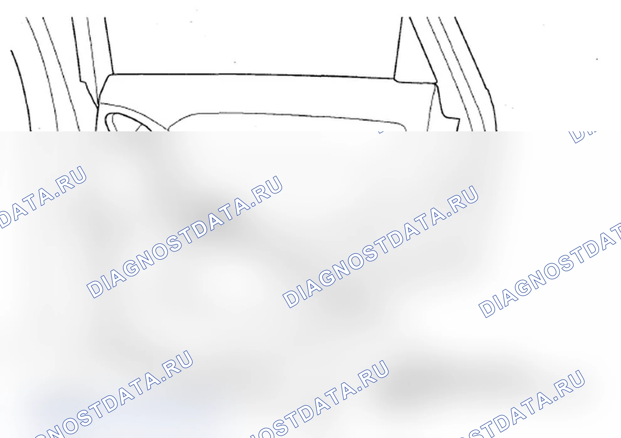 Рис. 63: Правая задняя дверь. Acura RDX I рестайлинг