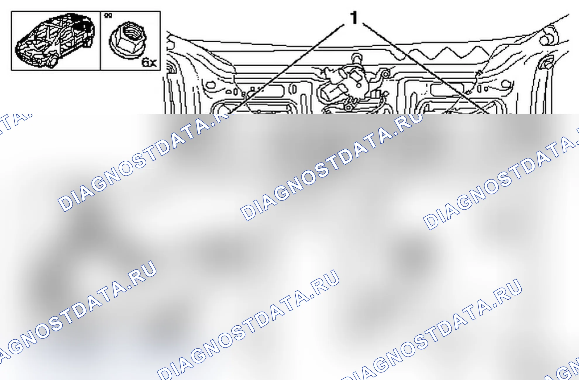 Замена декоративной рамки задней откидной двери (модель F 48). Opel Signum I рестайлинг