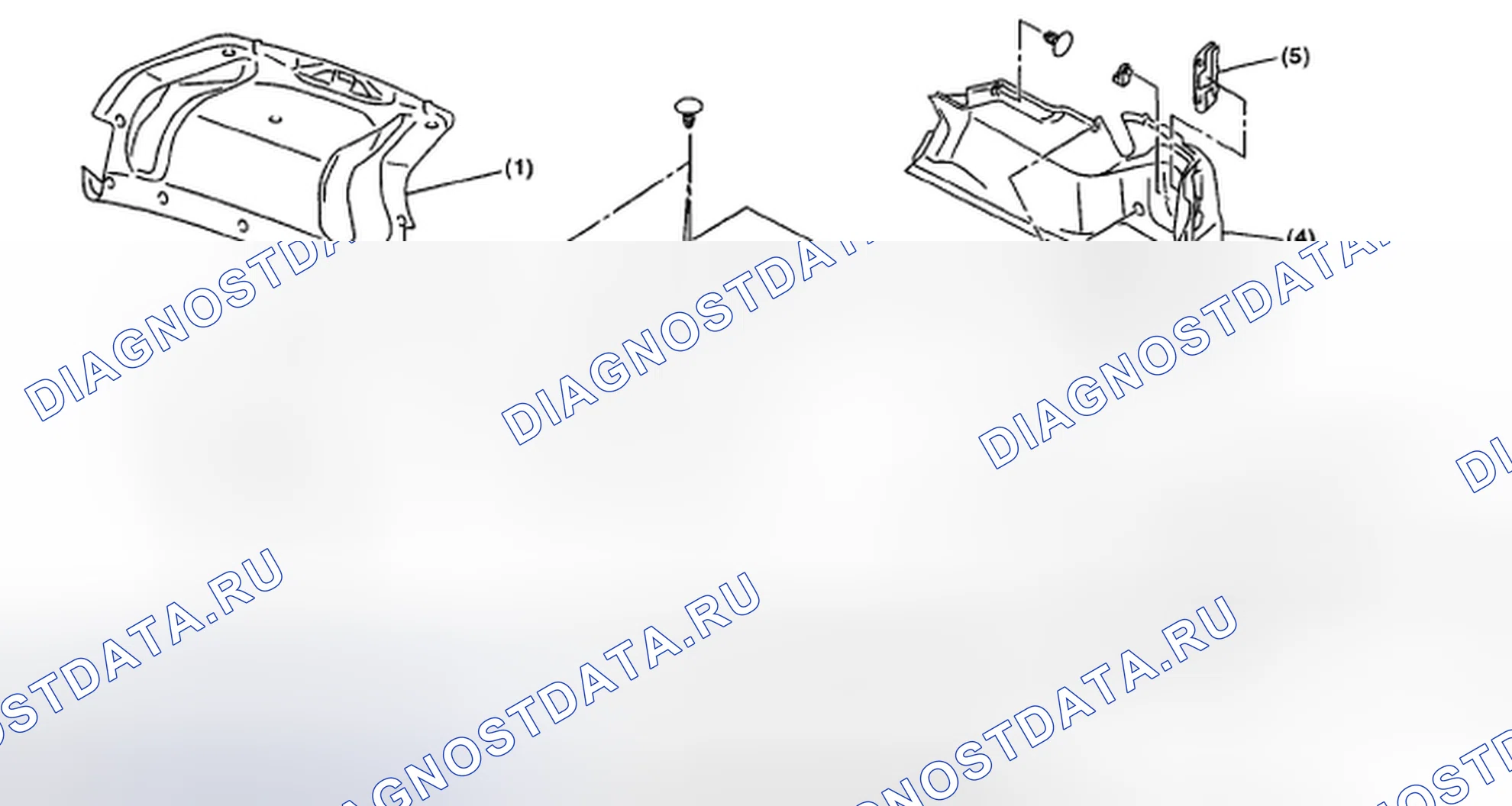 Рис. 41: ОТДЕЛКА ПОМЕЩЕНИЯ БАГАЖНИКА. Subaru Outback BP рестайлинг