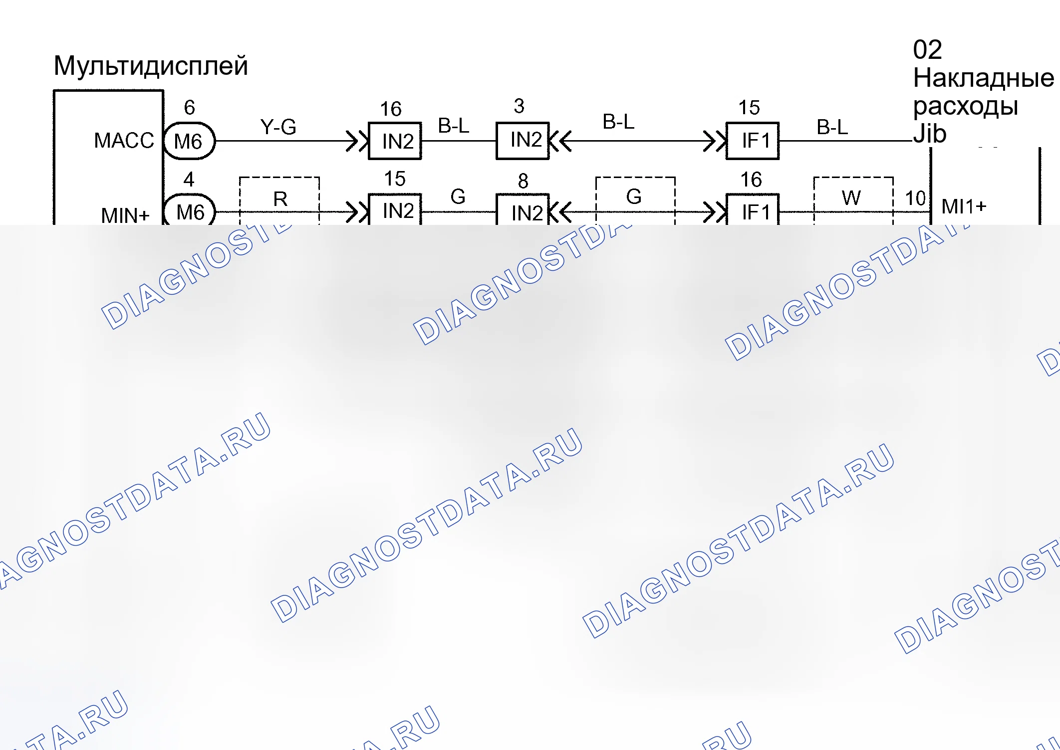 Рис. 136: электросхема. Honda Accord VI