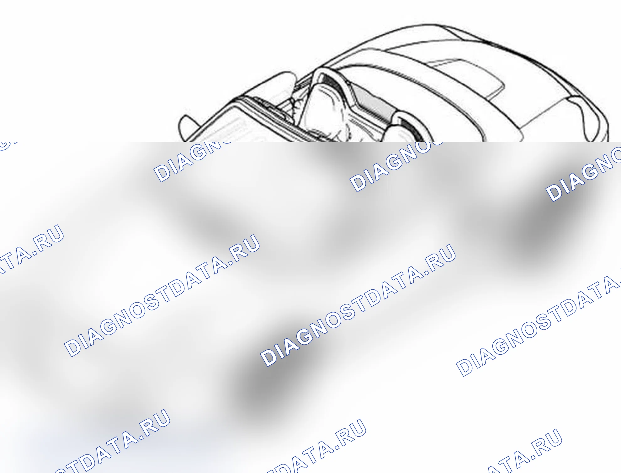 Рис. 36: Снятие и установка windstop. Porsche Boxster S 986