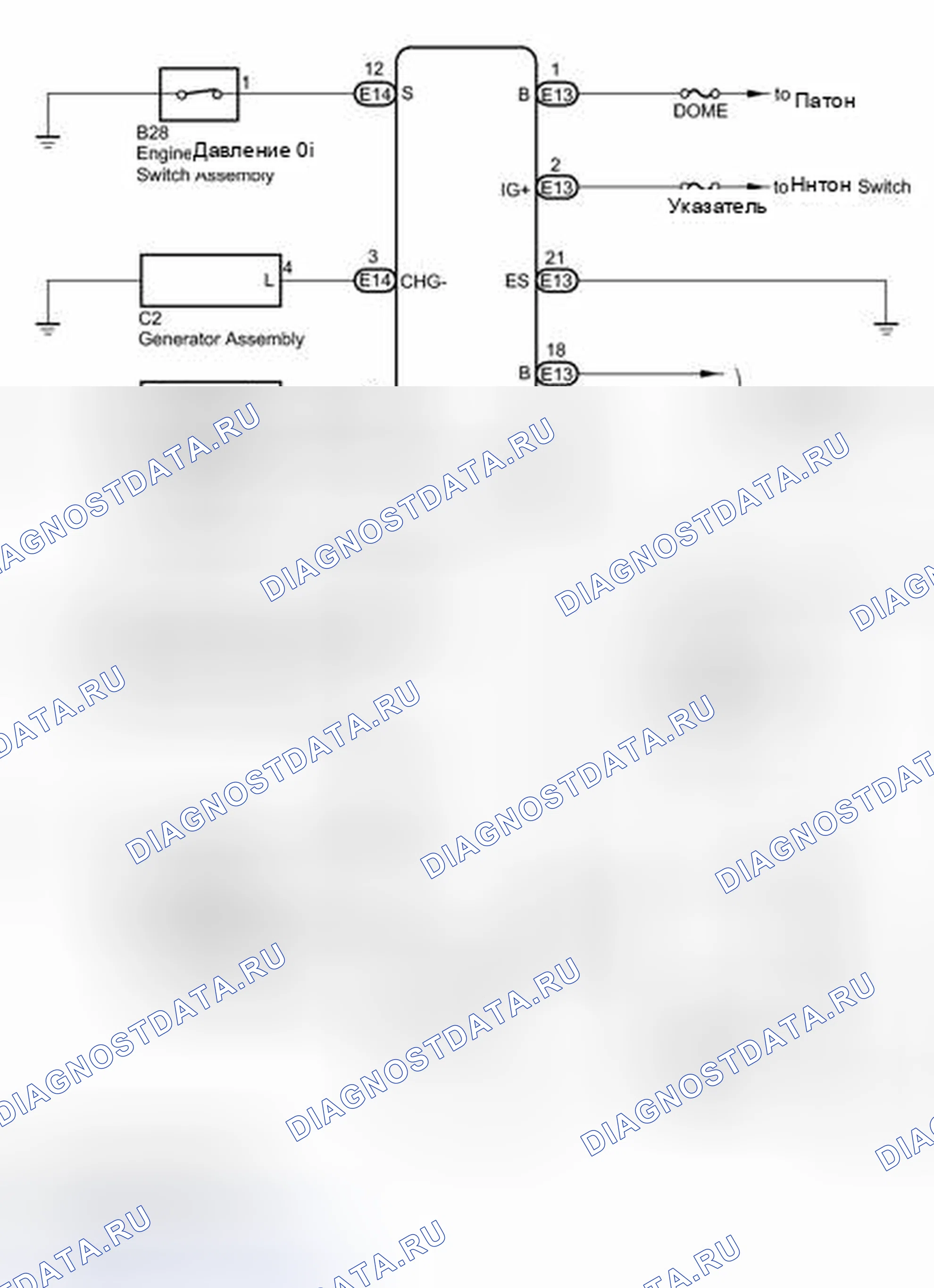 Рис. 28: СХЕМА СИСТЕМЫ [08 / 2013 -]. Toyota FJ Cruiser I