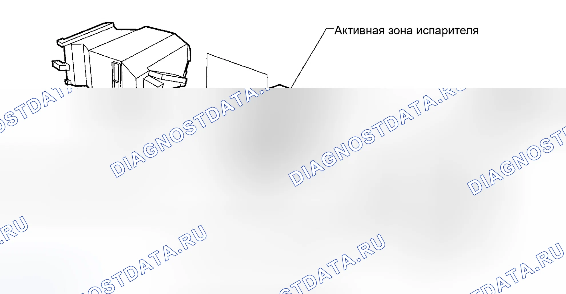 Рис. 3: Демонтаж и монтаж испарителя. Honda Odyssey (North America) I