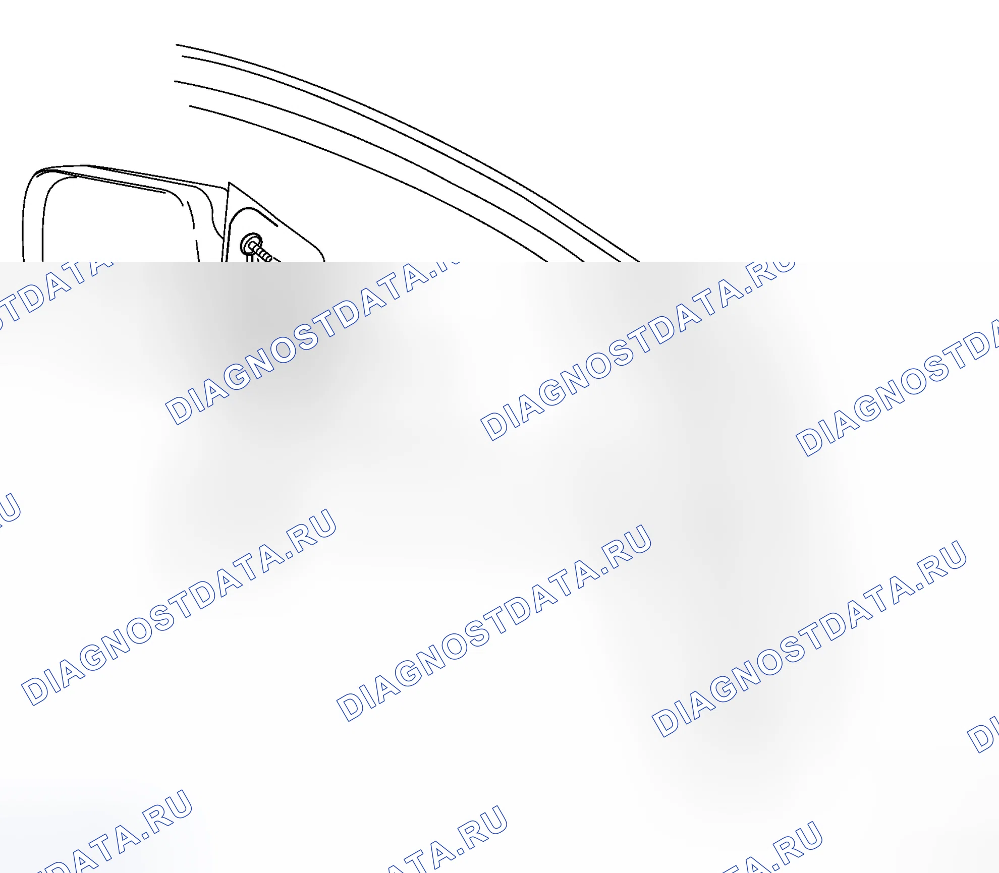 Рис. 158: Сборка дверного зеркала. Honda N-WGN I