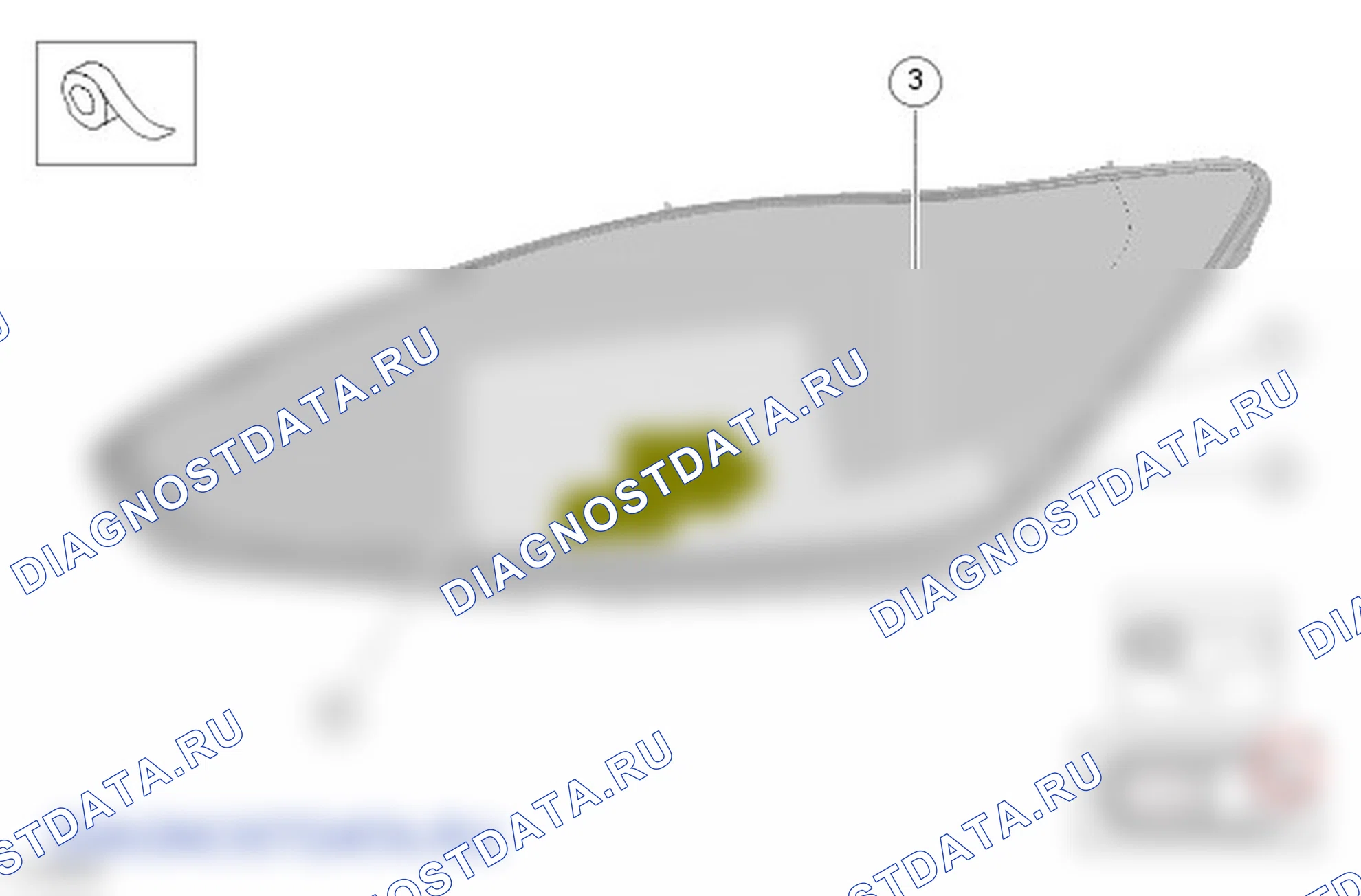 Закрывание участков фар. Ford Grand C-MAX II
