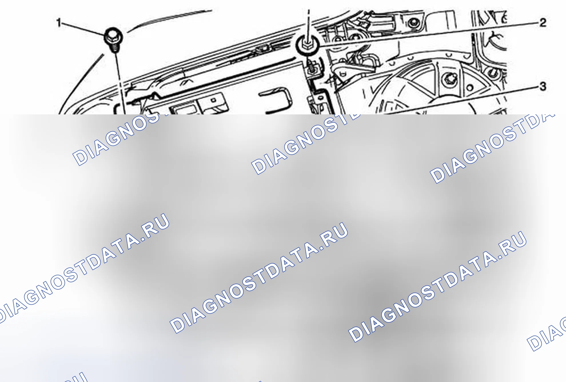 Рис. 56: Замена кронштейна модуля управления двигателем (Lcv). Cadillac ATS I