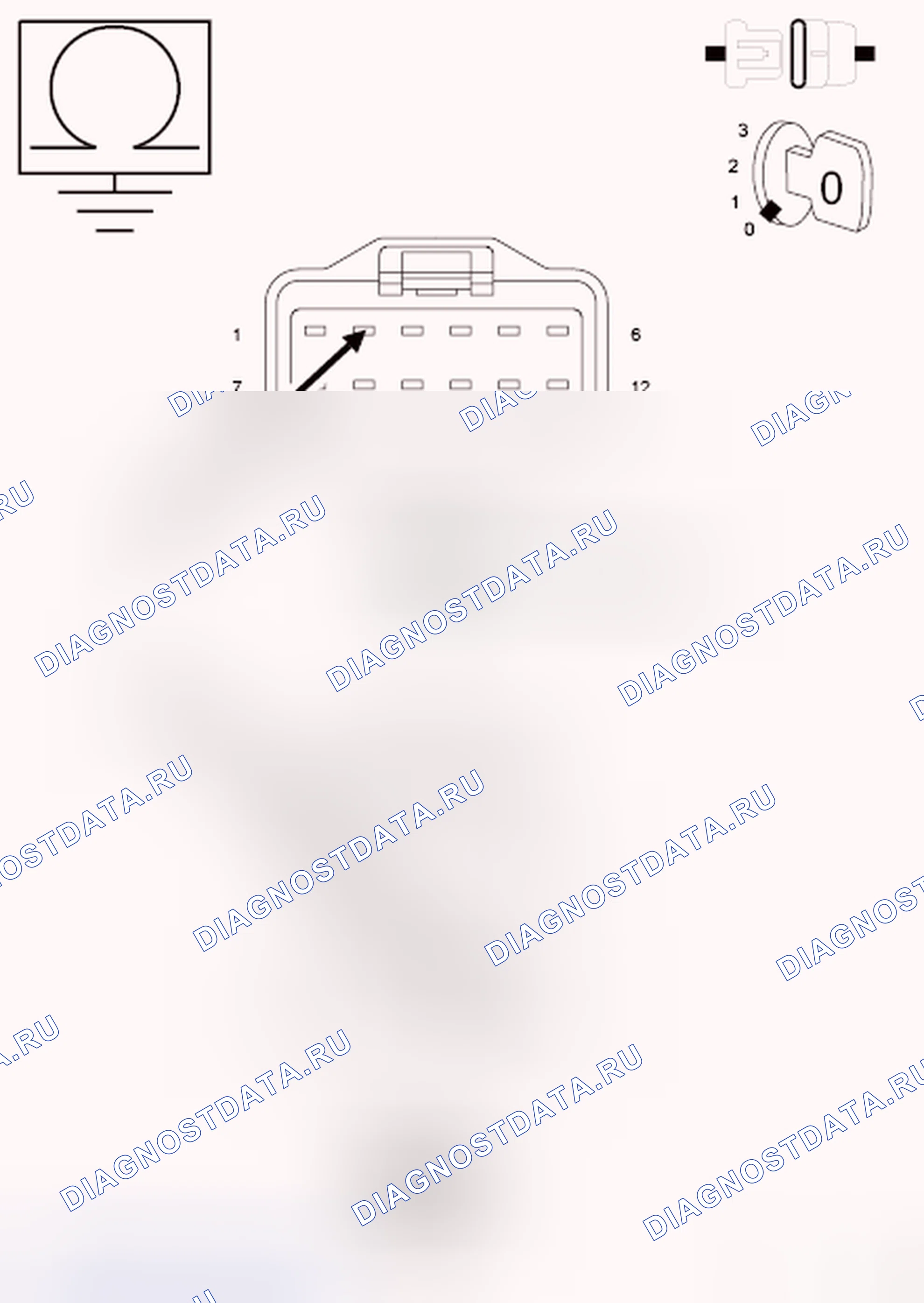 Рис. 992: Диагностический тест. RAM Pickup 2500 