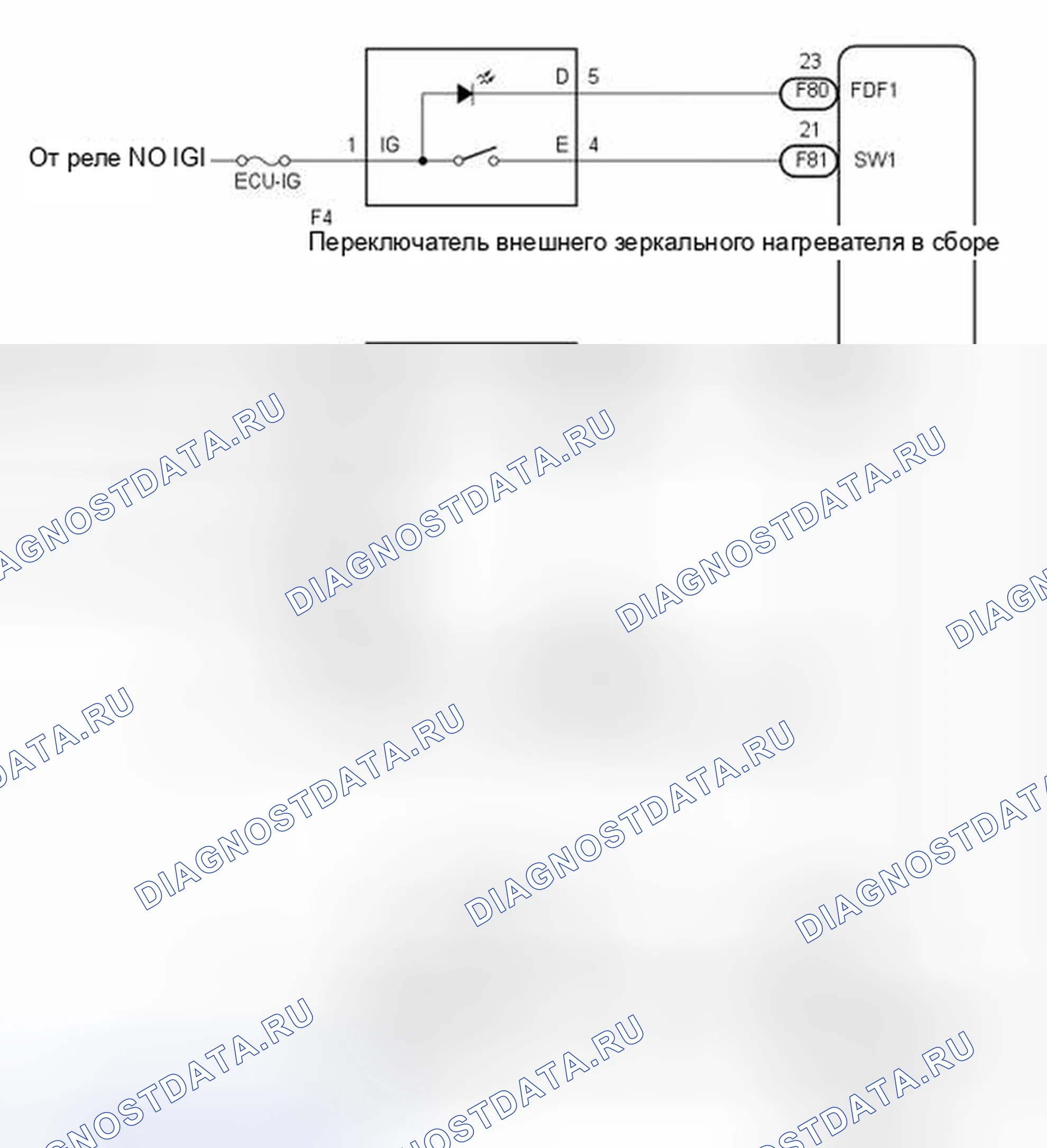 Рис. 20: электросхема. Toyota Highlander III