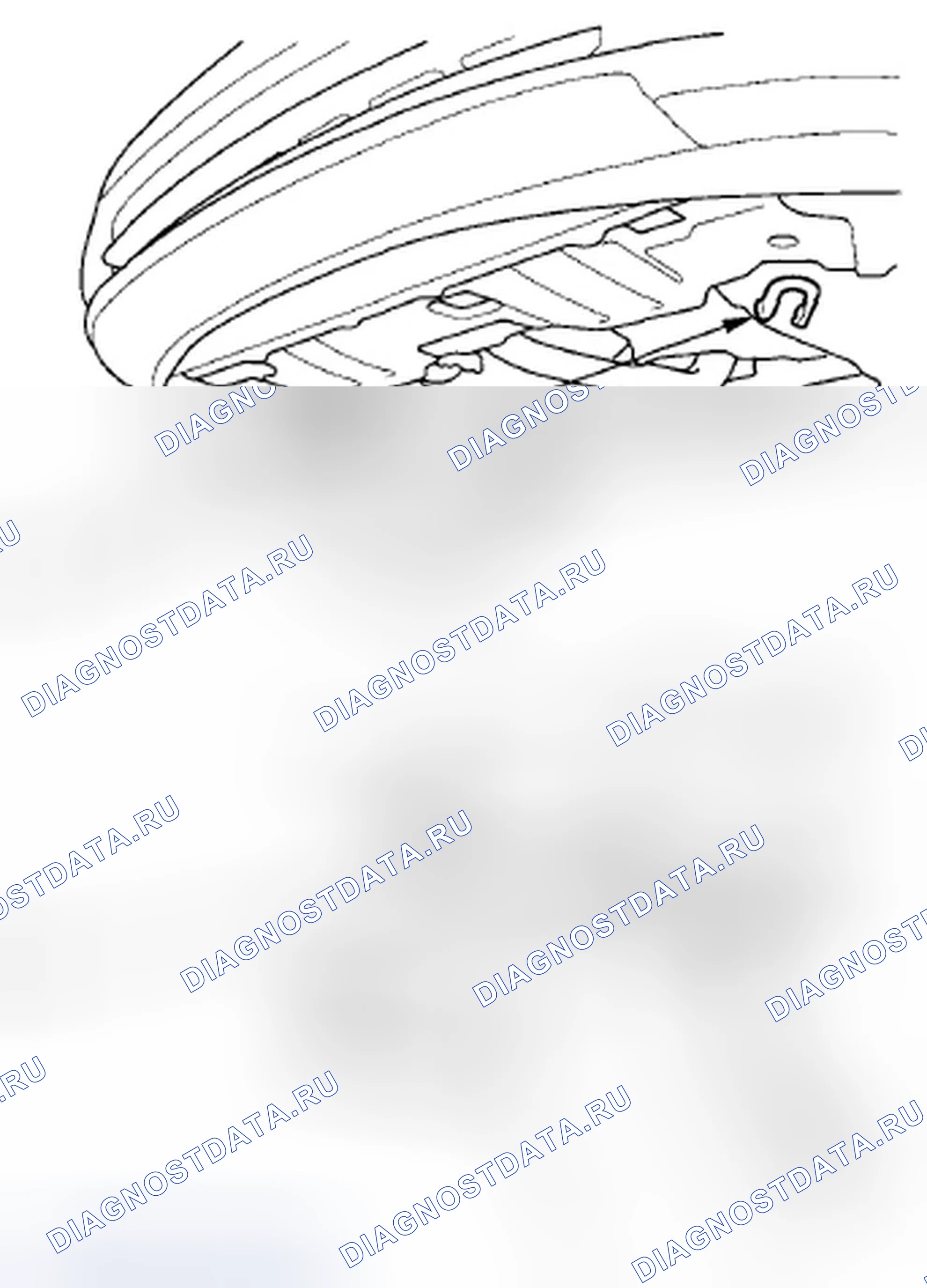 Рис. 70: Аварийная буксировка. Honda Civic VIII
